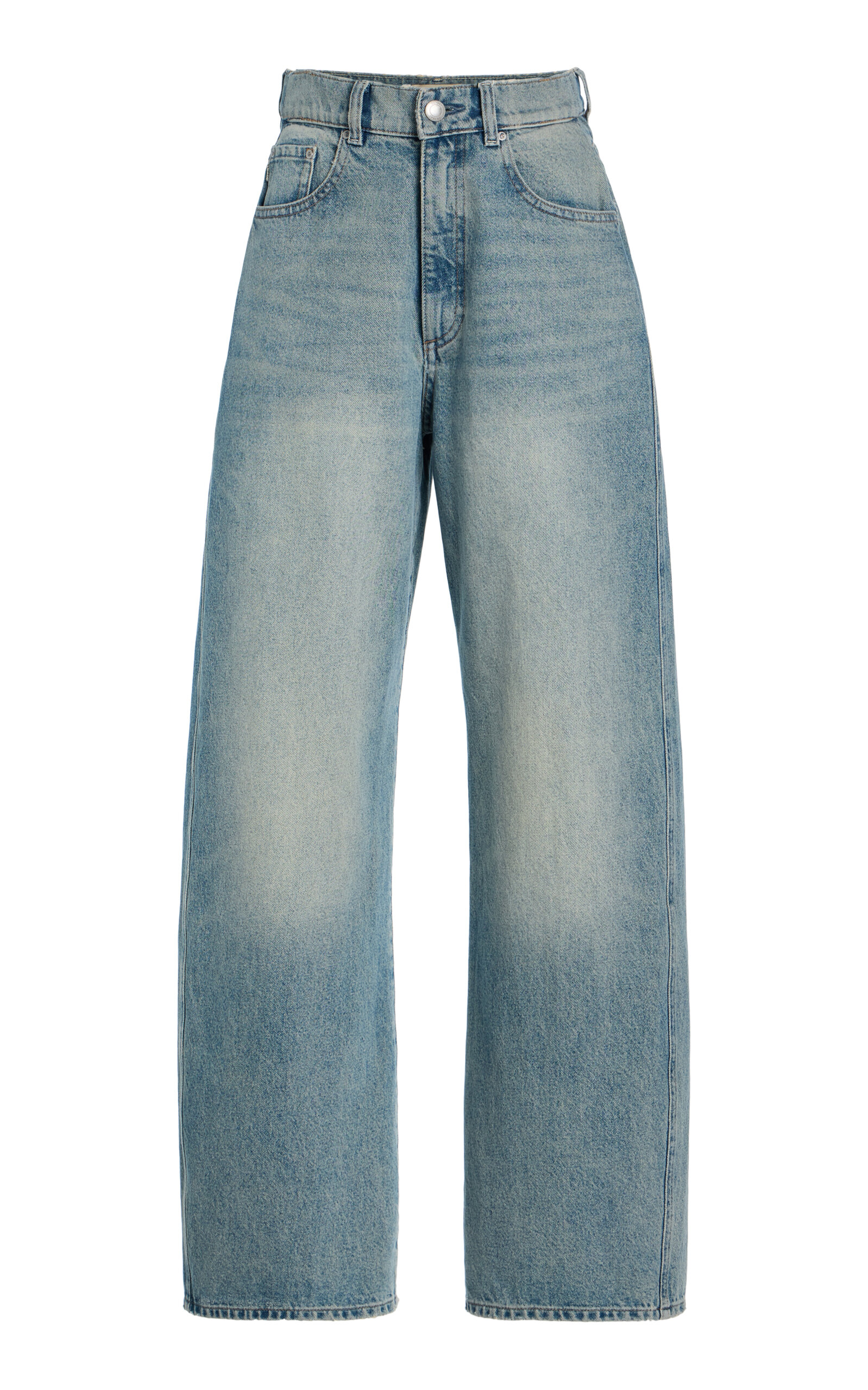 DL1961 Taylor Relaxed Barrel High Rise Jeans - Blue