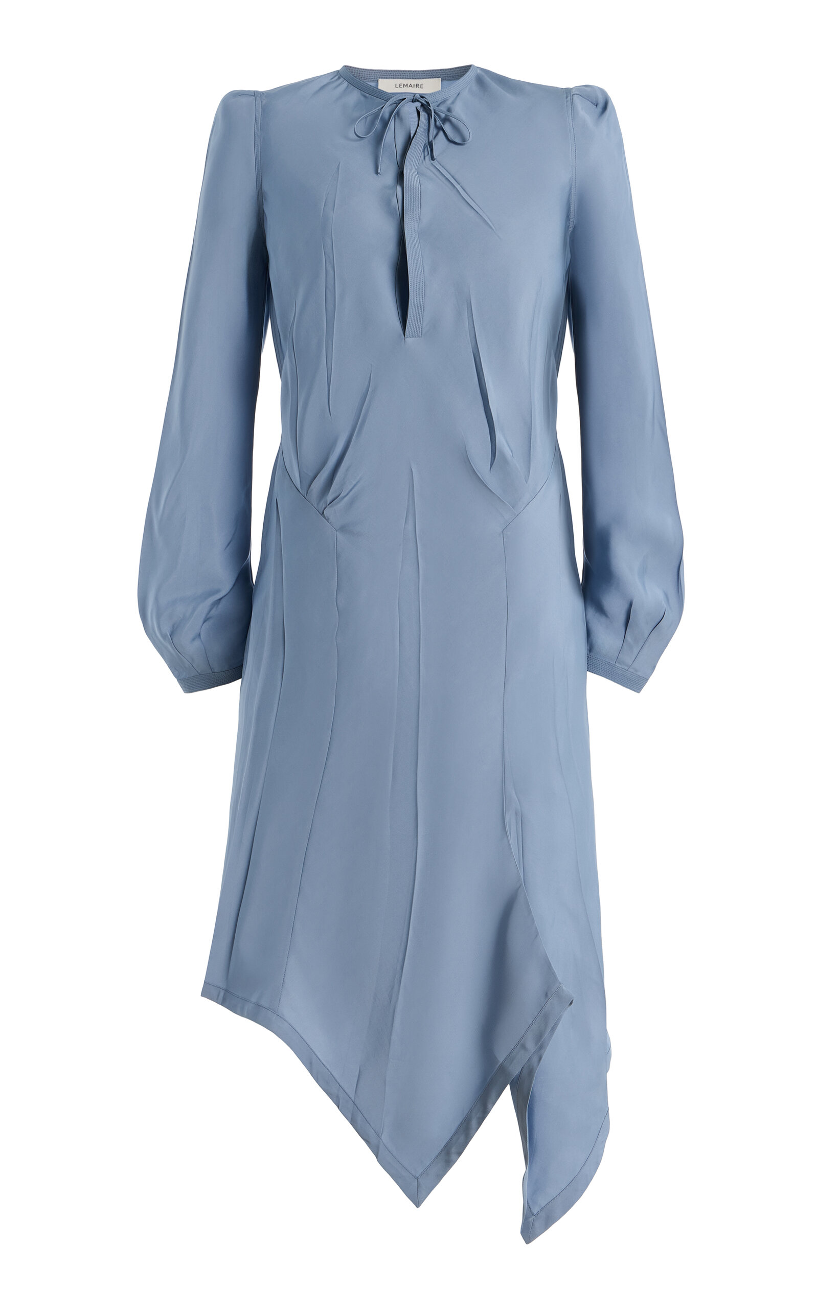 Lemaire Creased Bias Twill Midi Dress