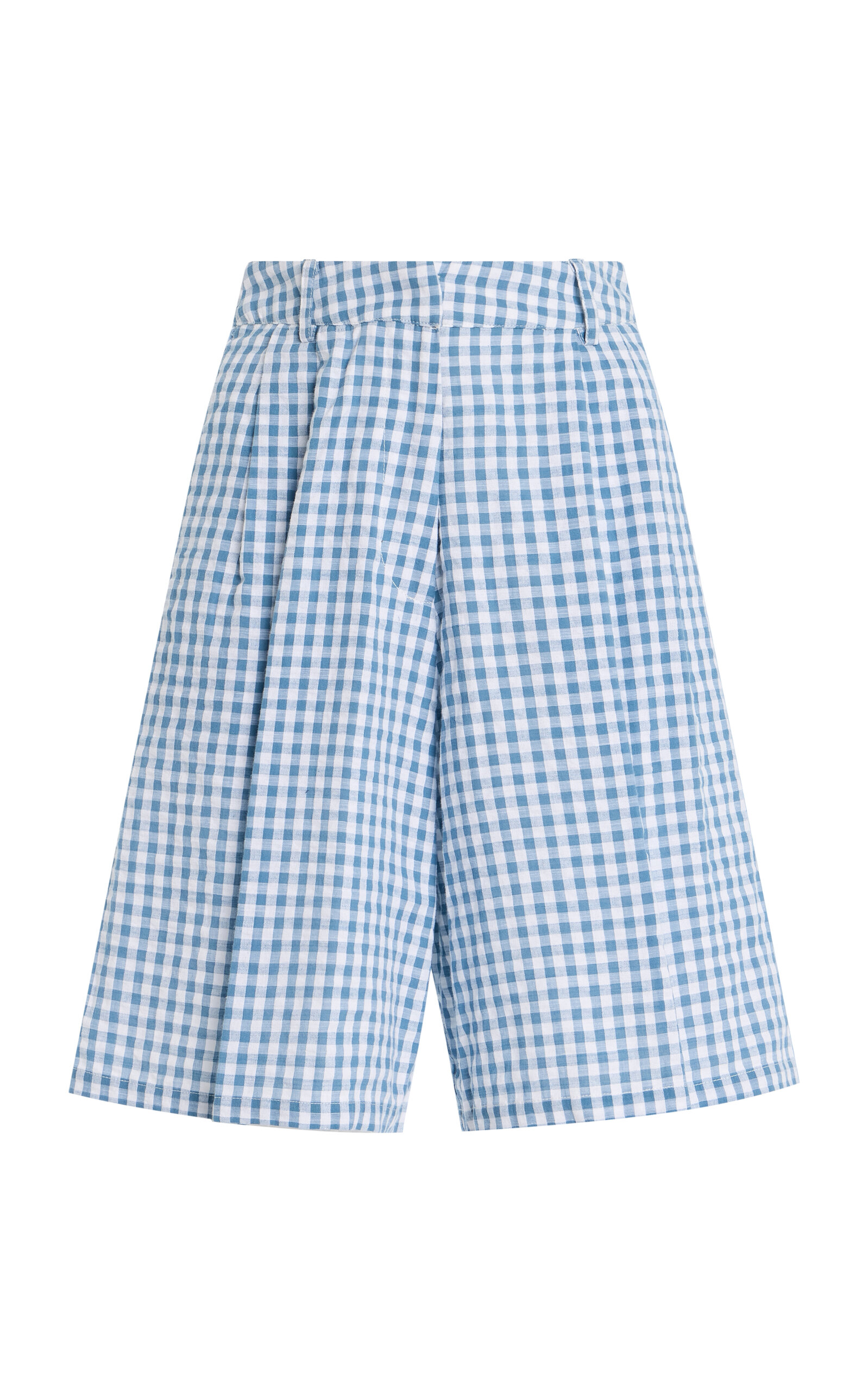 All That Remains Juliette Gingham Seersucker Cotton Culottes