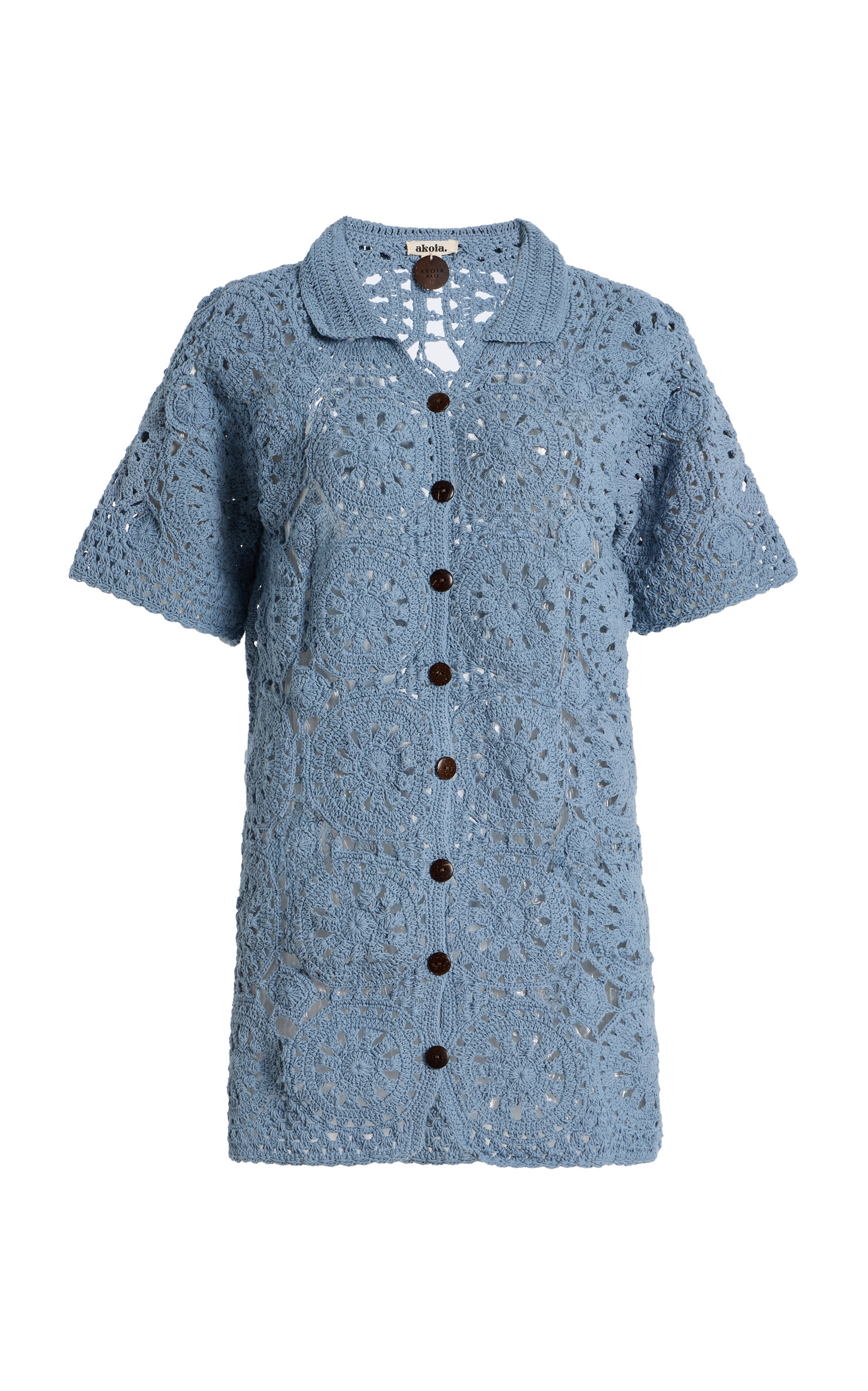 Akoia Swim Exclusive Mitir Crocheted Cotton Mini Dress