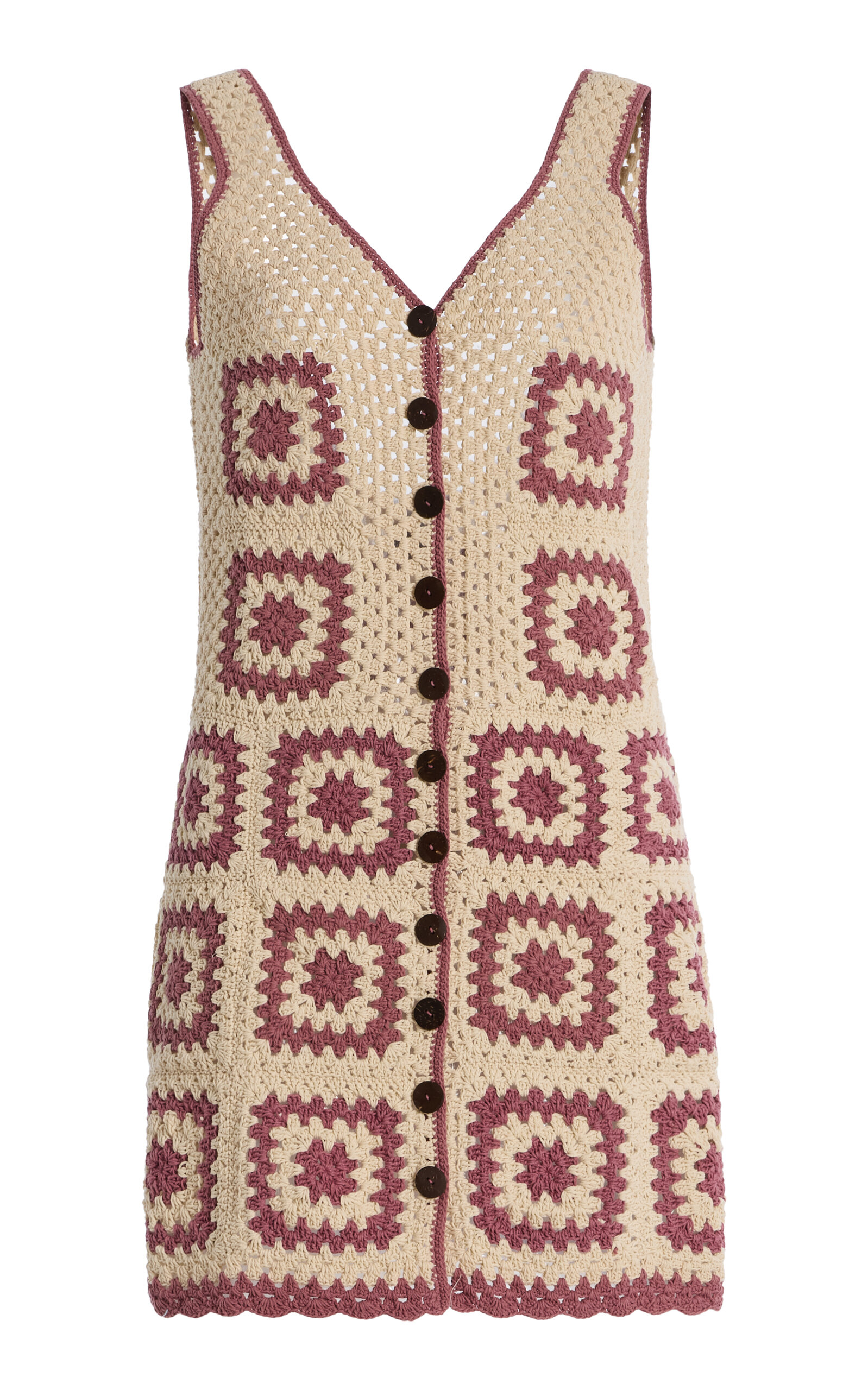 Akoia Swim Exclusive Baia Crocheted Cotton Mini Dress