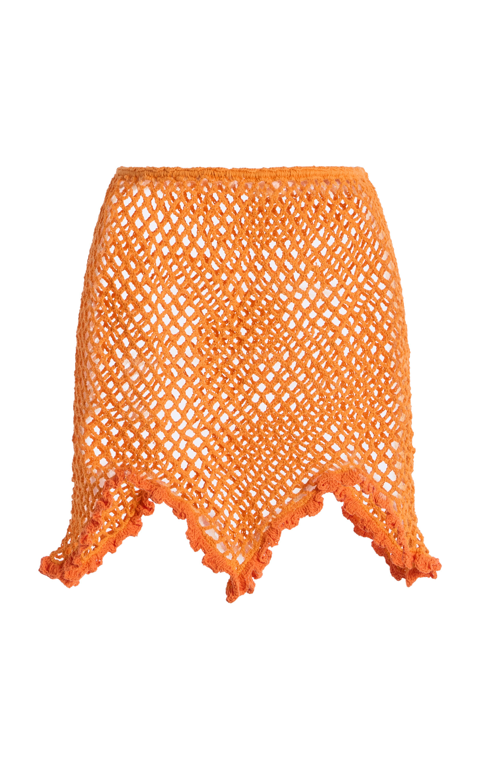 Akoia Swim Exclusive Crocheted Cotton Mini Skirt