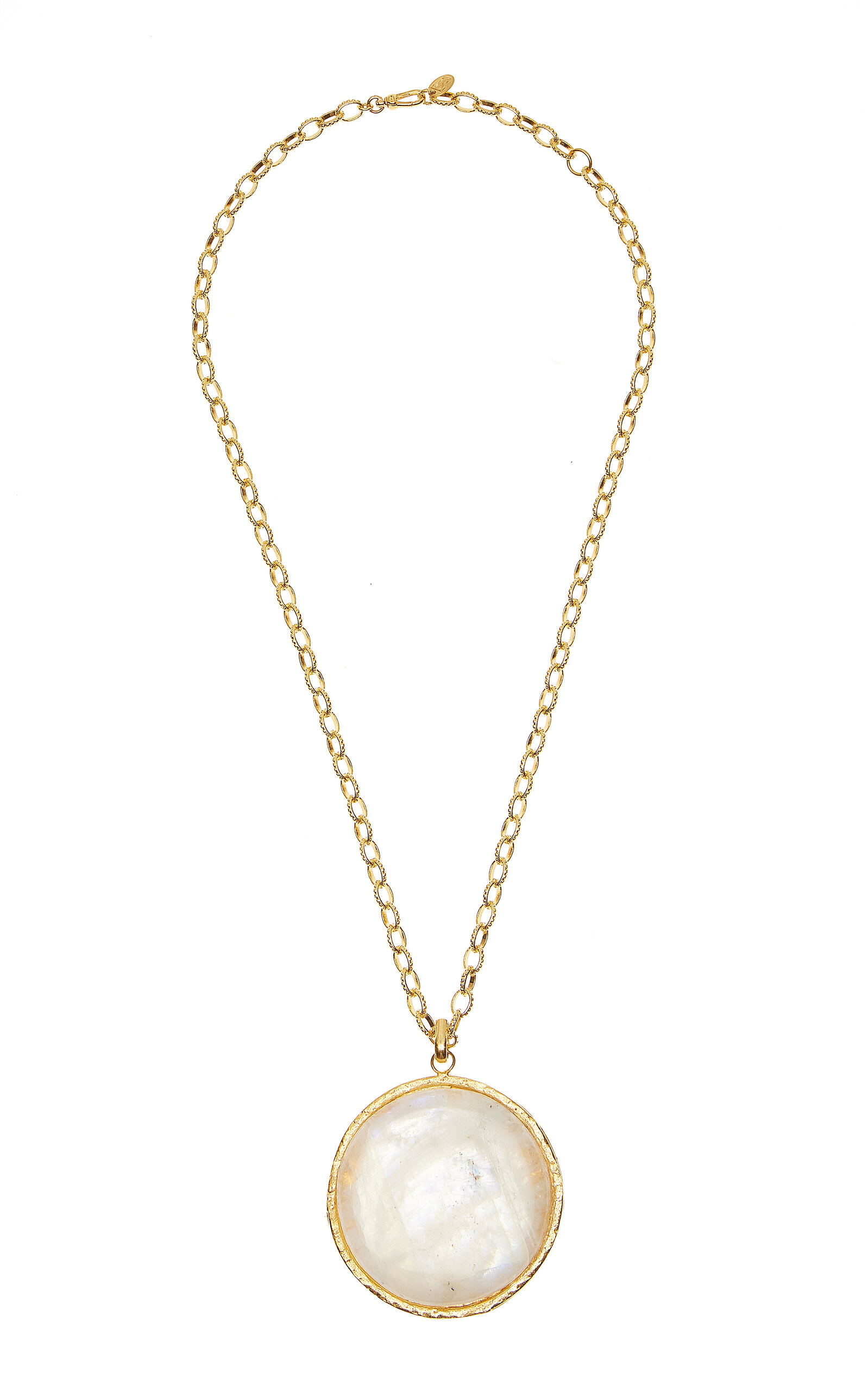 Sylvia Toledano 18k Gold Plated Moonstone Necklace In Gold