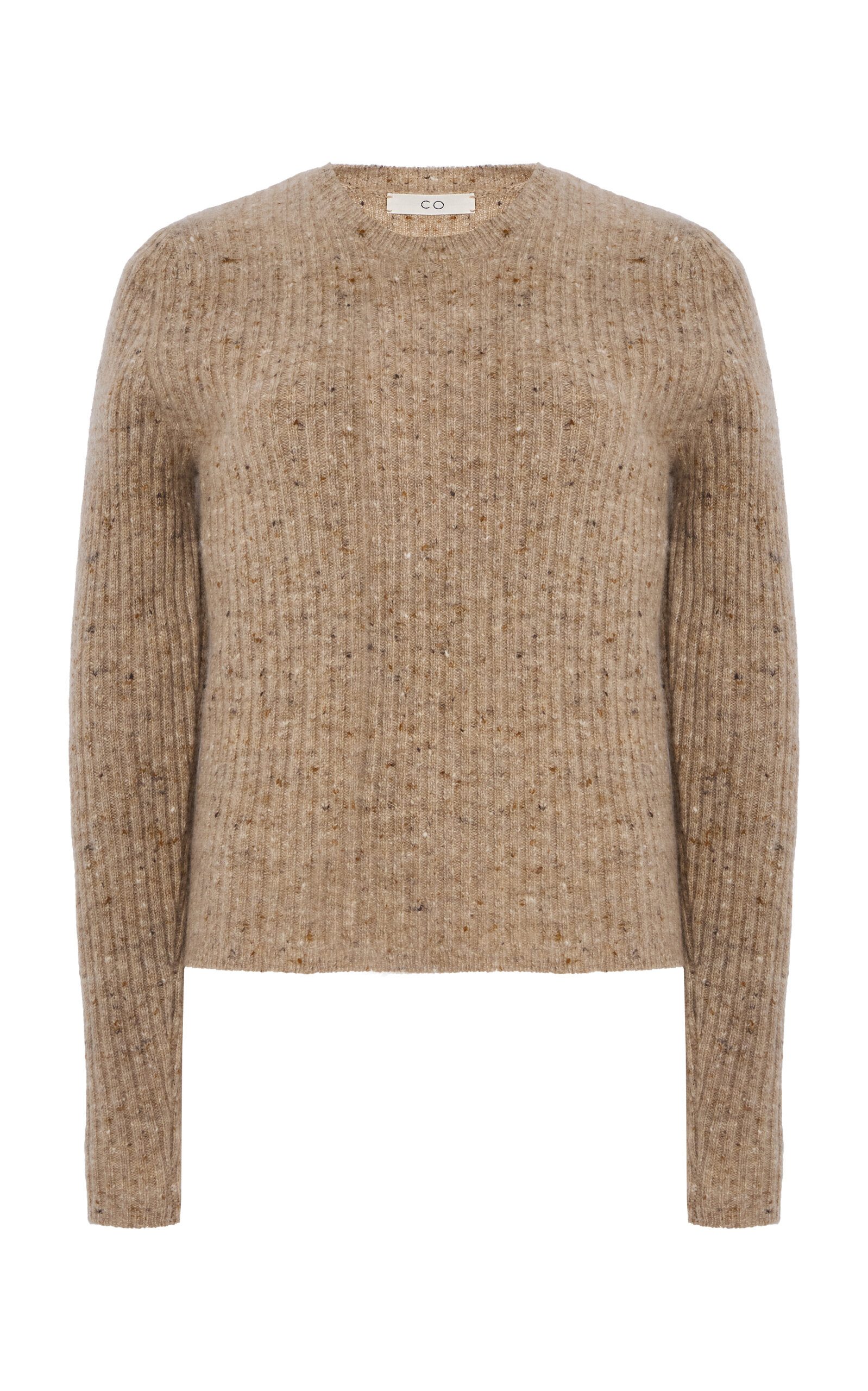 Co Fitted Wool-Cashmere Knit Top