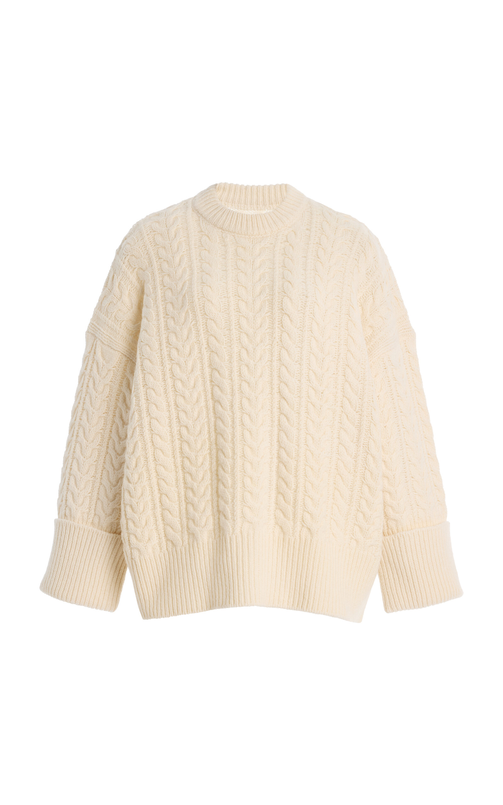 Co Cableknit Wool Sweater