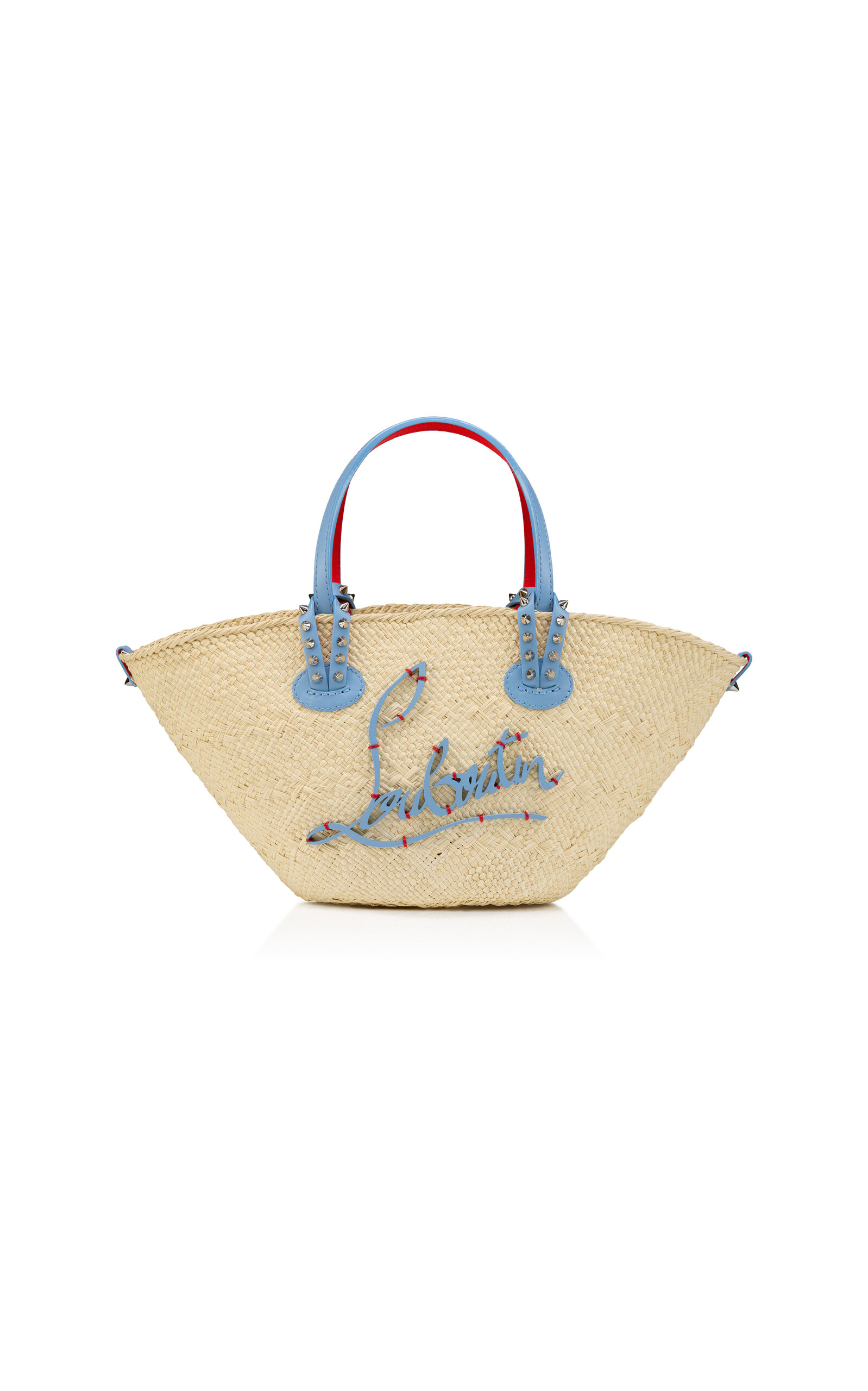 Christian Louboutin Cabata Mini Raffia Basket Bag