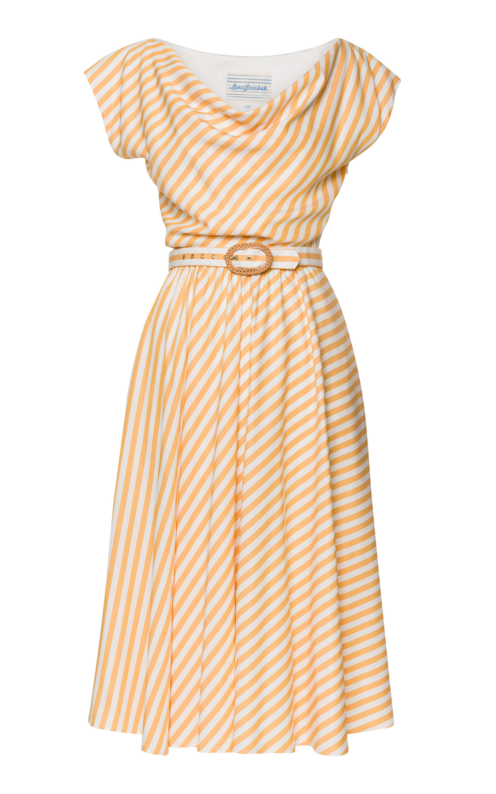 Signora Striped Midi Dress