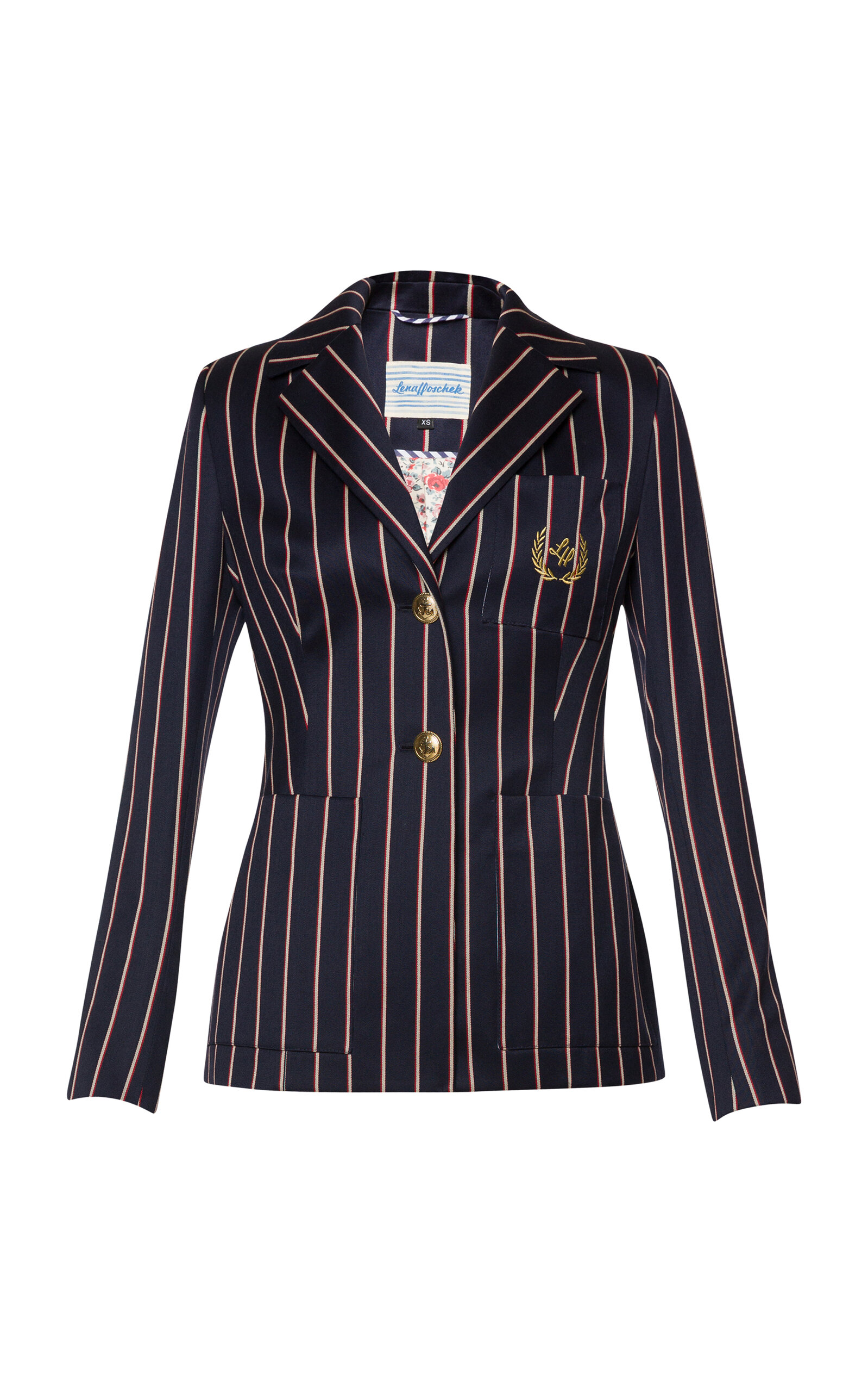 Club Striped Wool-Cotton Blazer