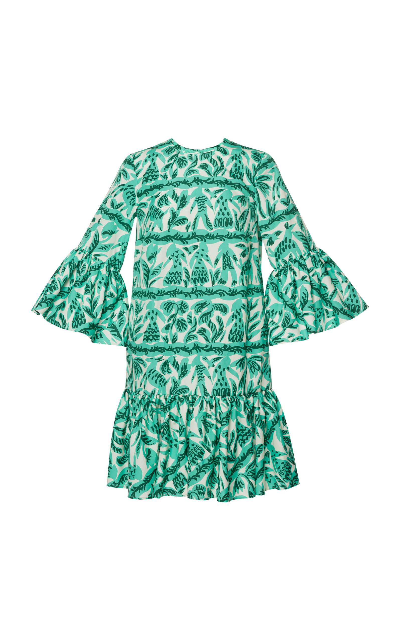 Lilou Printed Cotton Mini Dress