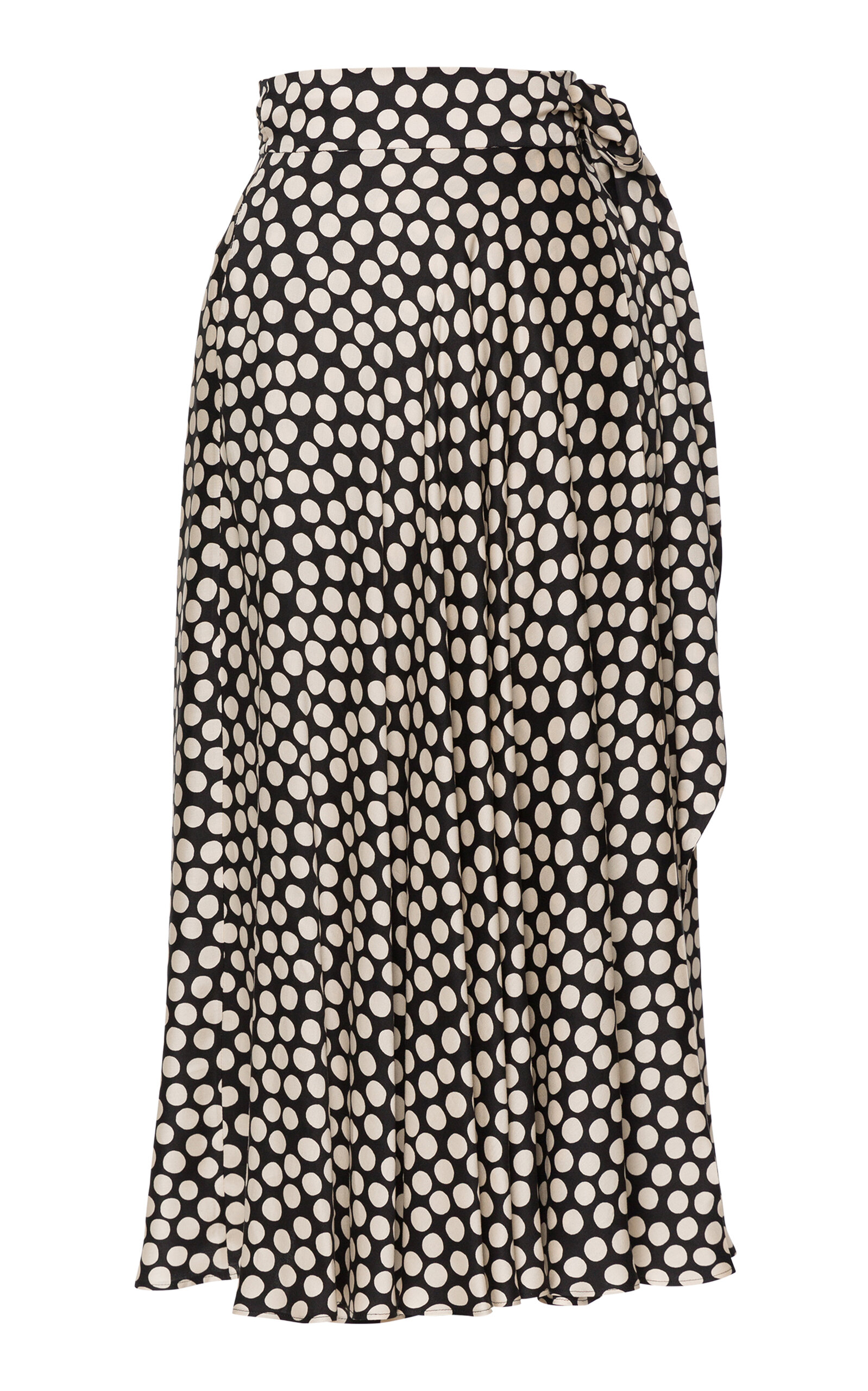 Breeze Polka-Dot Midi Skirt