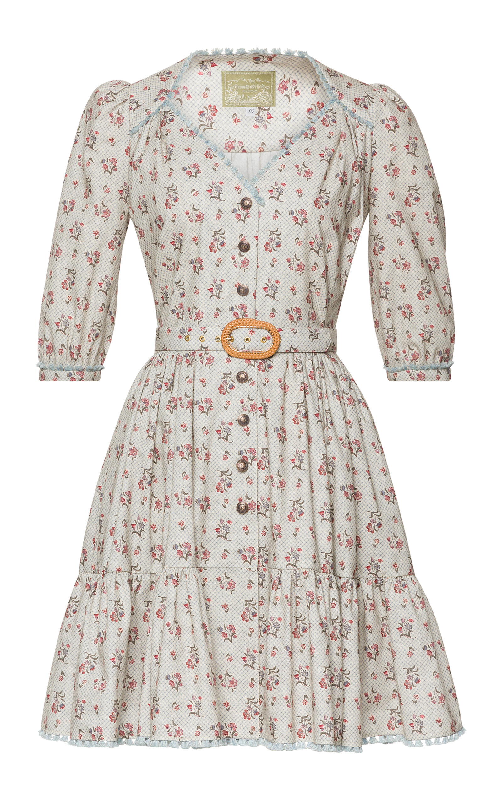 Lena Hoschek Ida Printed Cotton Mini Dress - Multi