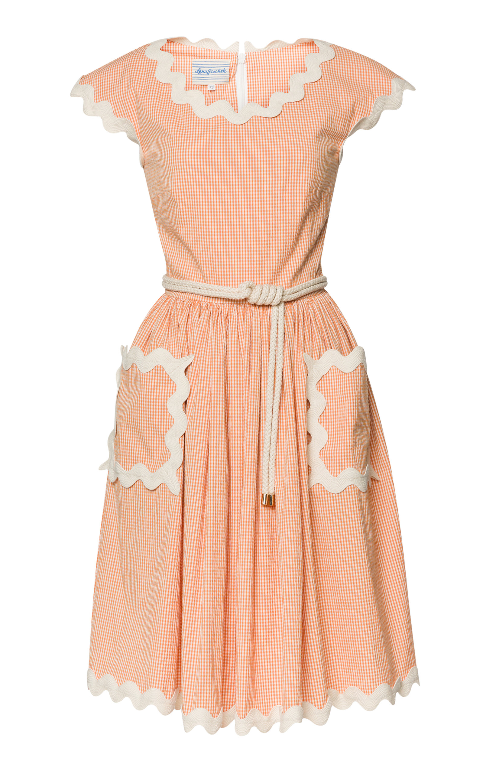 Nizza Scalloped Midi Dress