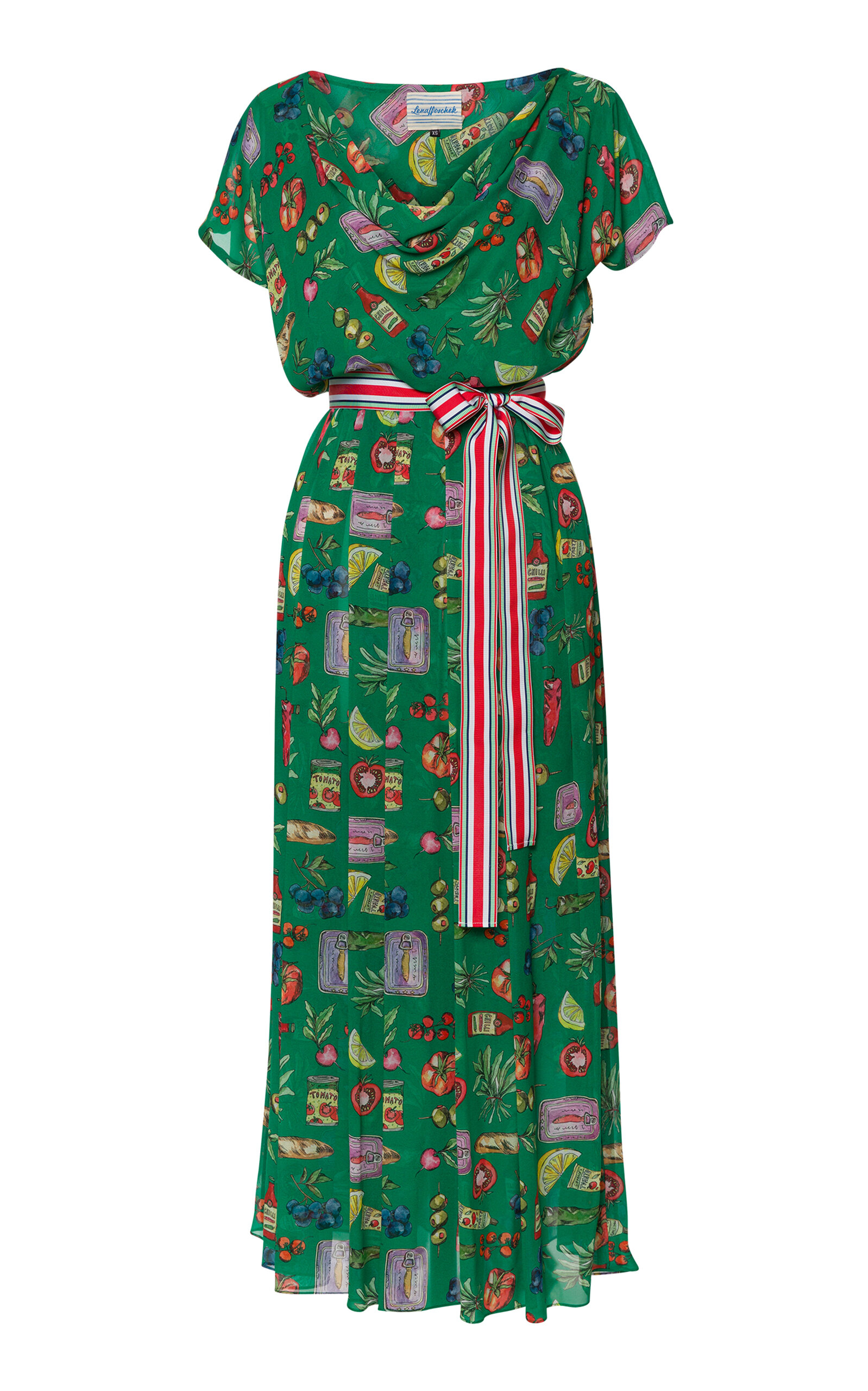 Gaia Printed Midi Dress