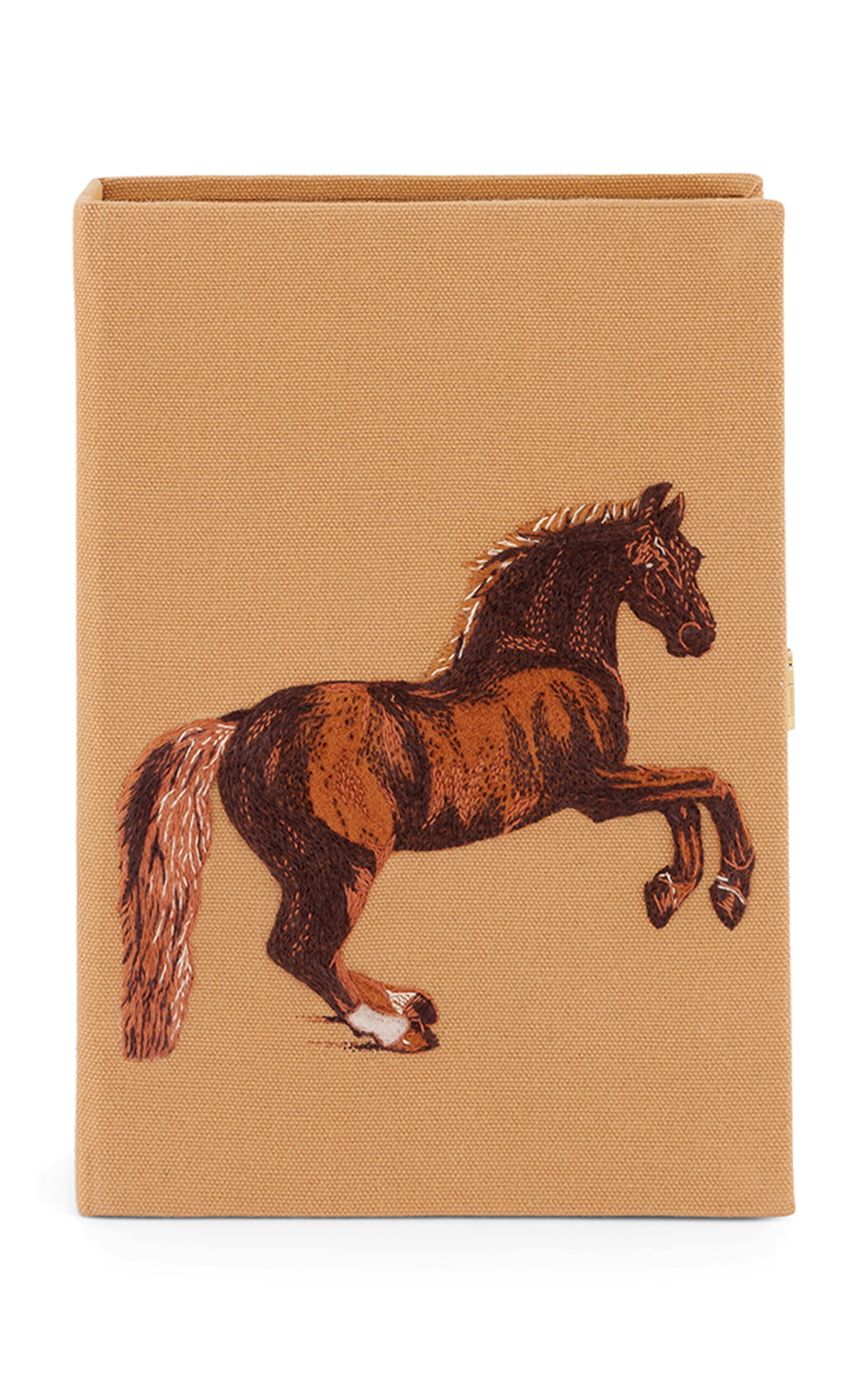Olympia Le-Tan Whistlejacket Book Clutch