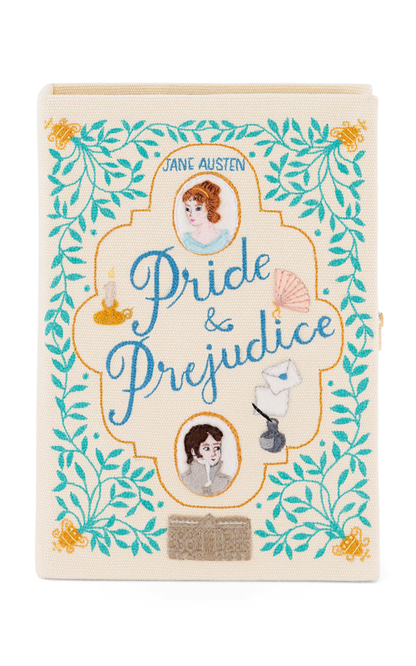 Olympia Le-Tan x Bex Parkin Pride and Prejudice Embroidered Clutch - Multi - OS