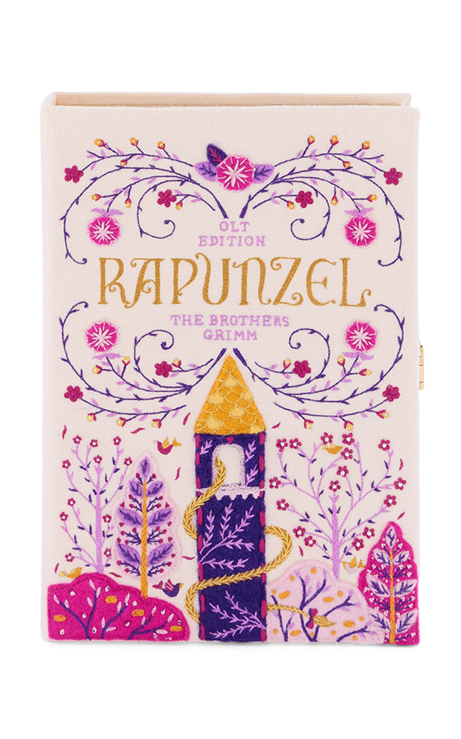 Olympia Le-Tan Rapunzel Embroidered Clutch - Light Pink - OS