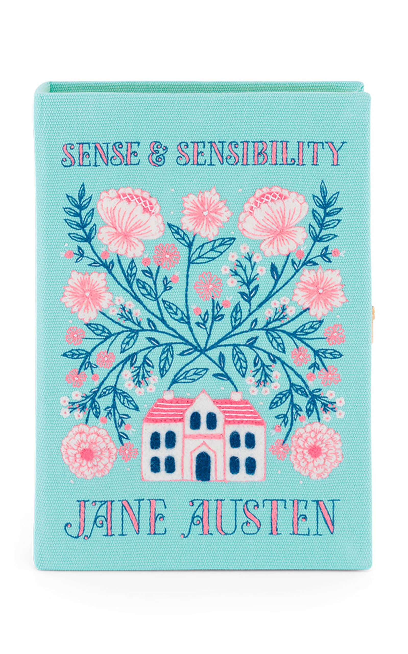 Olympia Le-Tan x Jenny Zemanek Sense And Sensibility Embroidered Clutch - Light Blue - OS