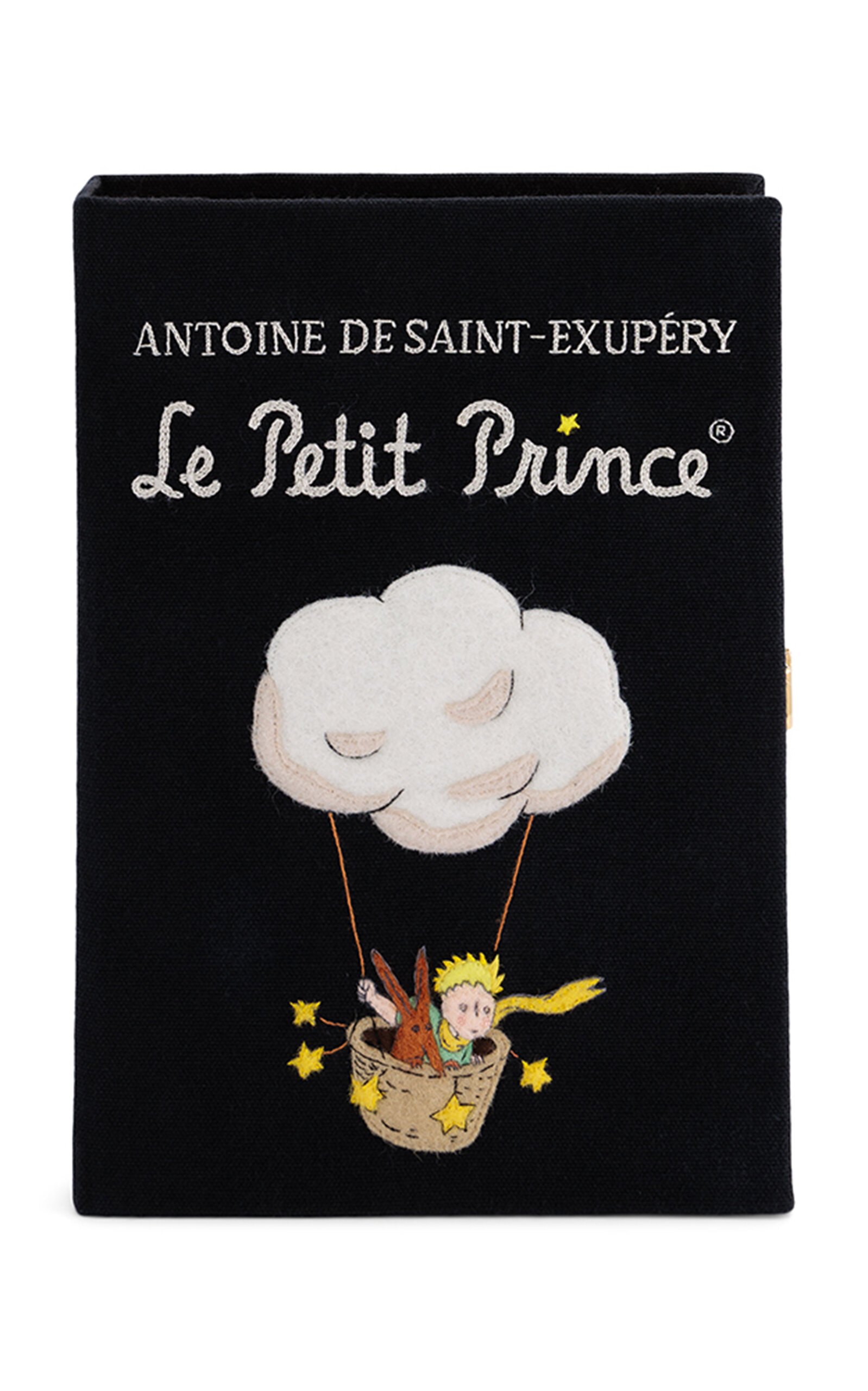 Olympia Le-Tan x Le Petit Prince Among the Stars Embroidered Clutch - Black - OS