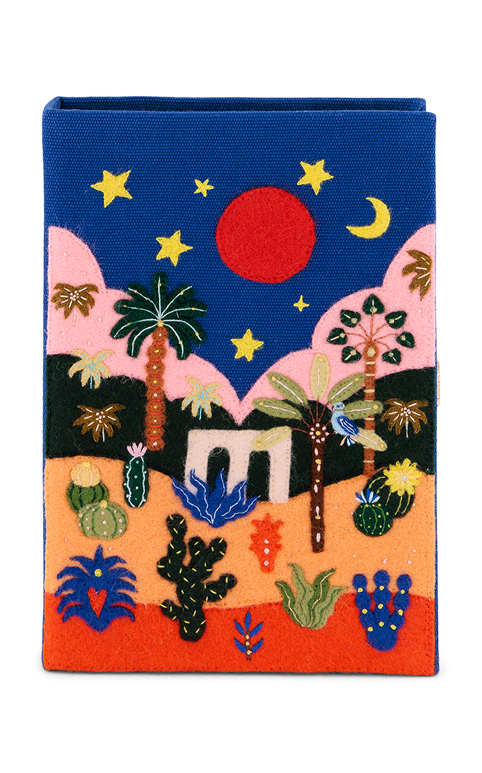 Olympia Le-Tan Moonlight Dream Embroidered Clutch - Multi - OS