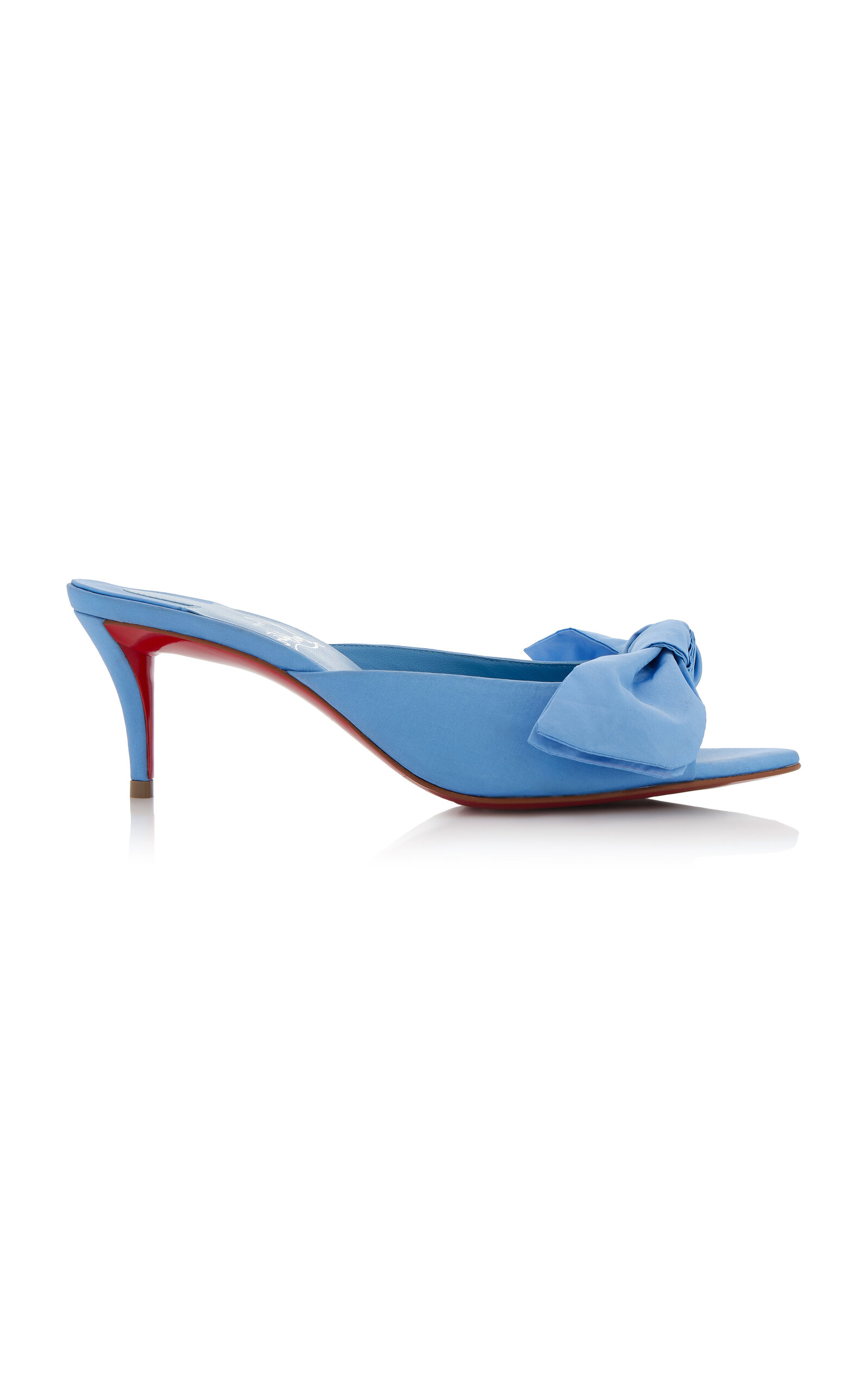 Christian Louboutin Mulazee 60mm Taffeta Mules - Moda Operandi