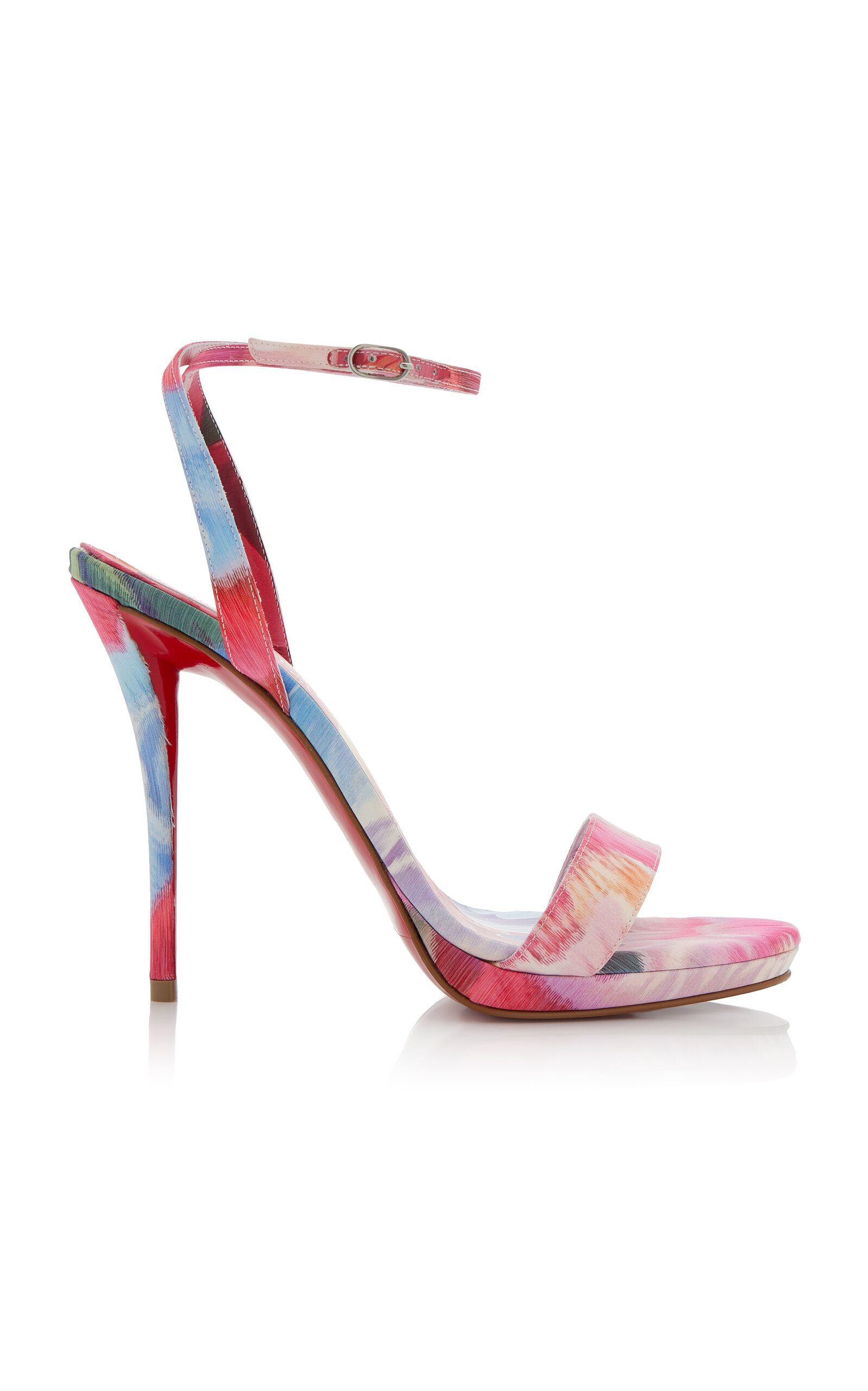 Christian Louboutin Miss Z 120mm Peony Crepe Sandals
