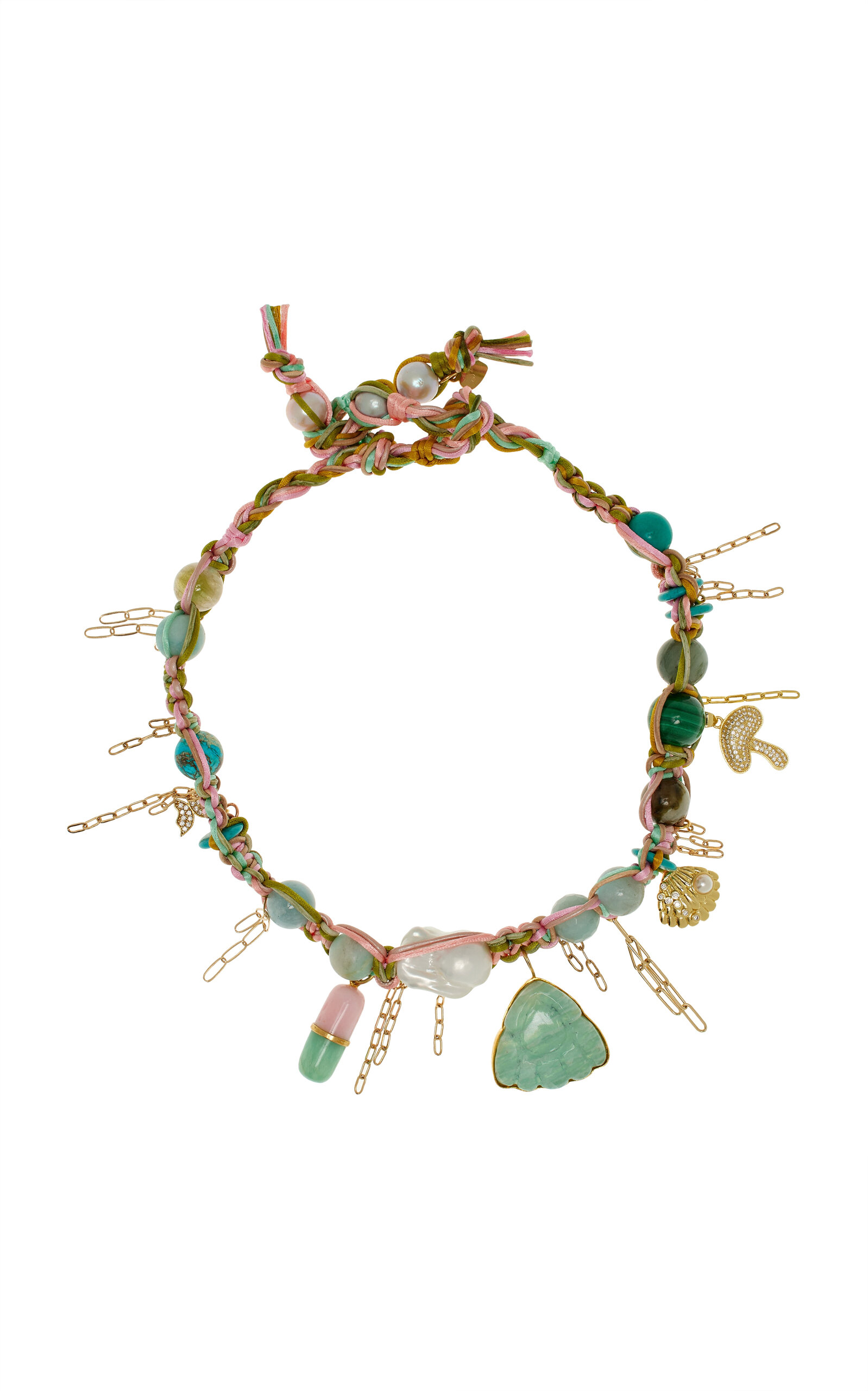 Joie Digiovanni Barbie Mermaid Dream World Rocker Choker In Gold