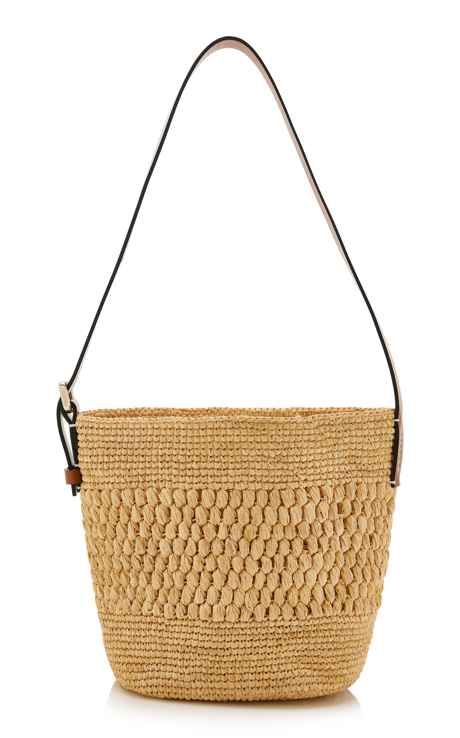 Manebi Loto Raffia Basket Bag - Moda Operandi