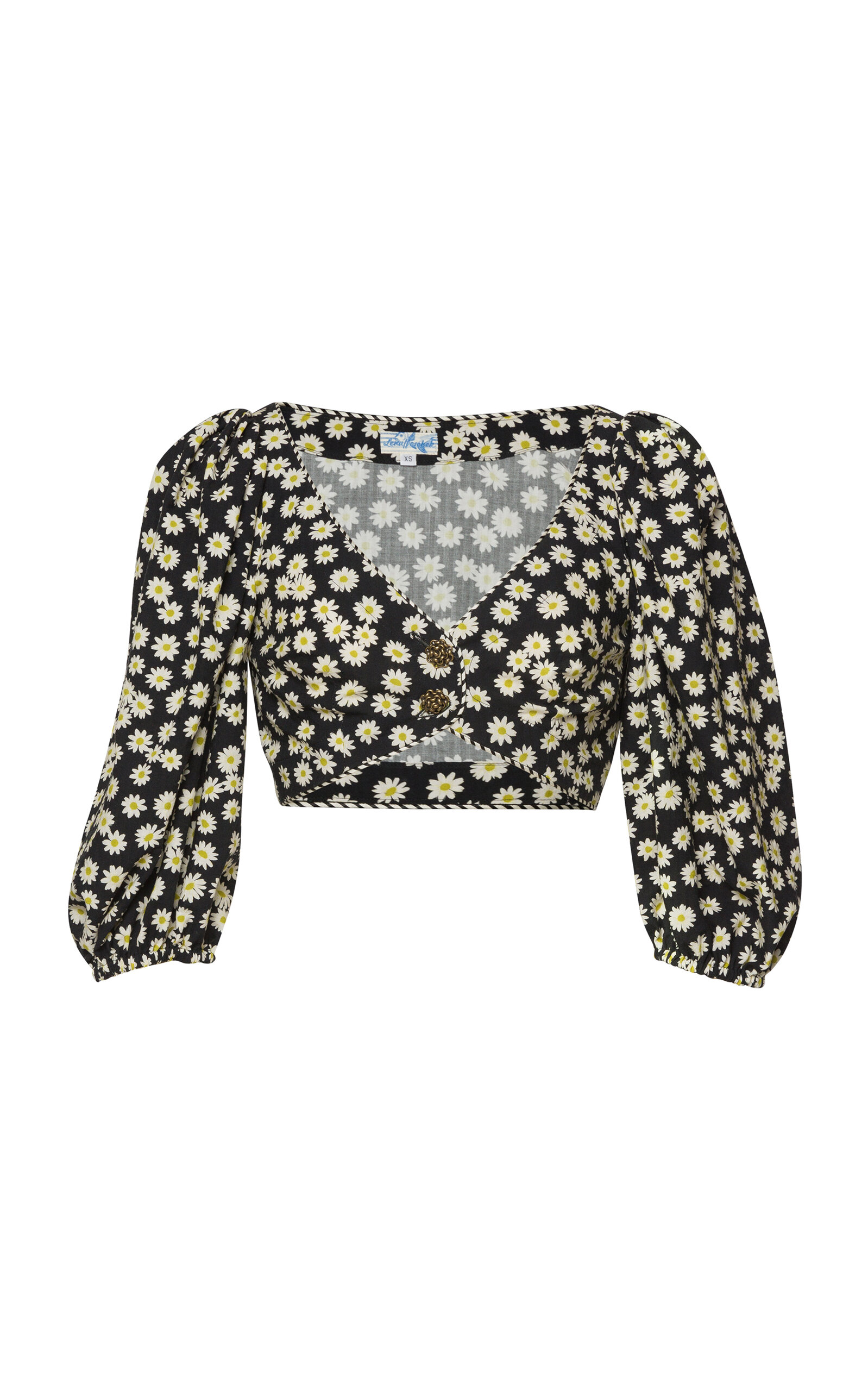 Grazia Printed Cotton-Blend Blouse