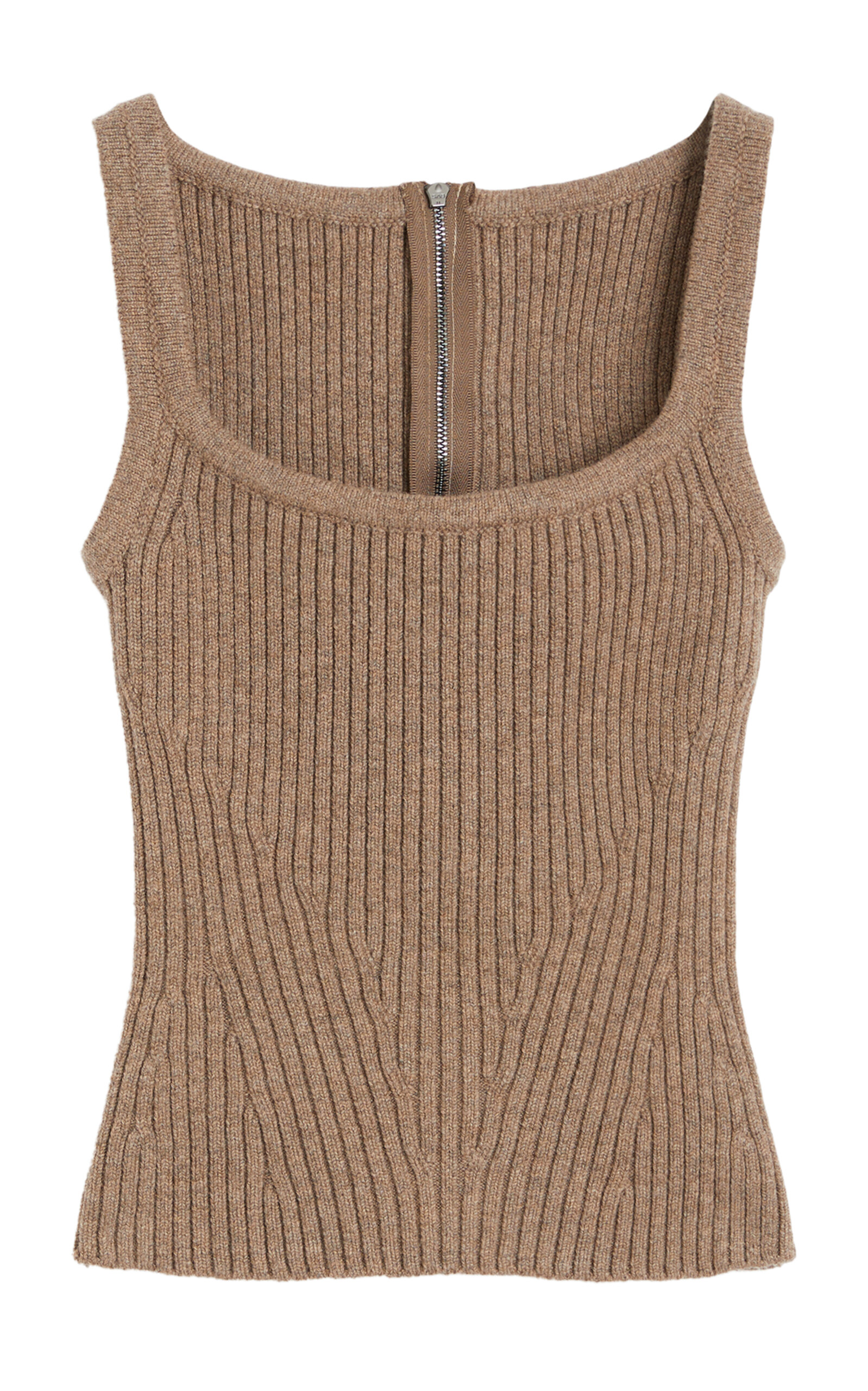 Max Mara Aretusa Wool-cashmere Sweater In Brown
