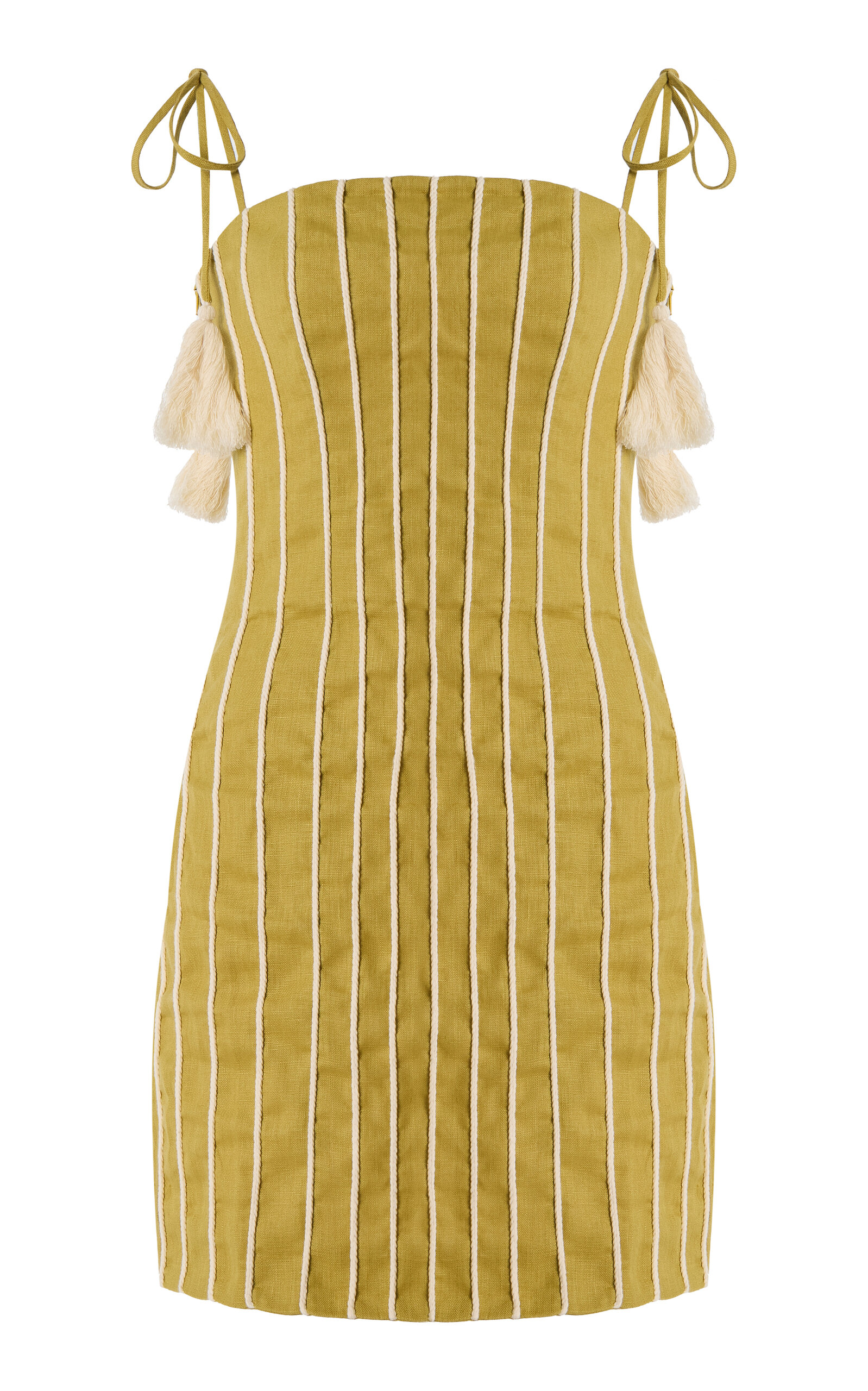 Andres Otalora Exclusive Postales Linen Mini Dress