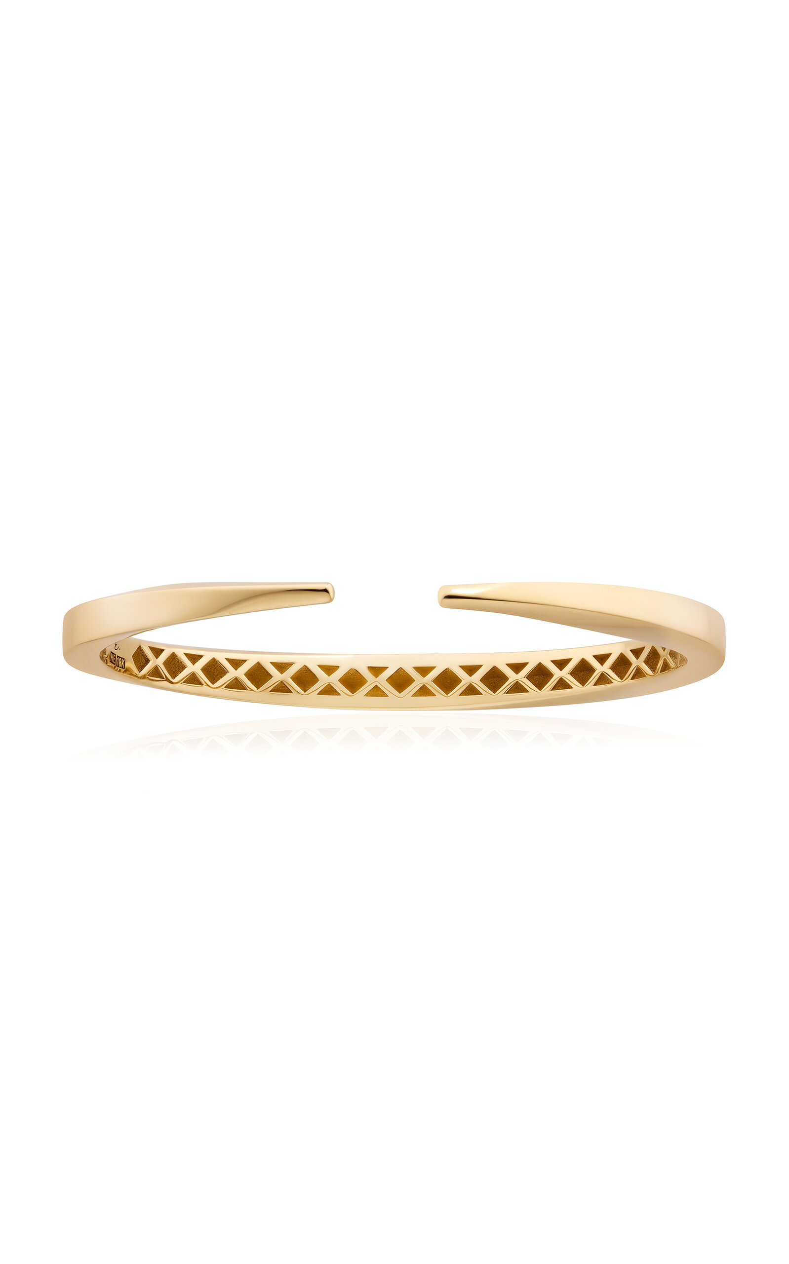 Engelbert 1920 Aurea Spira Two Point Bracelet 18k Yellow Gold In Gold