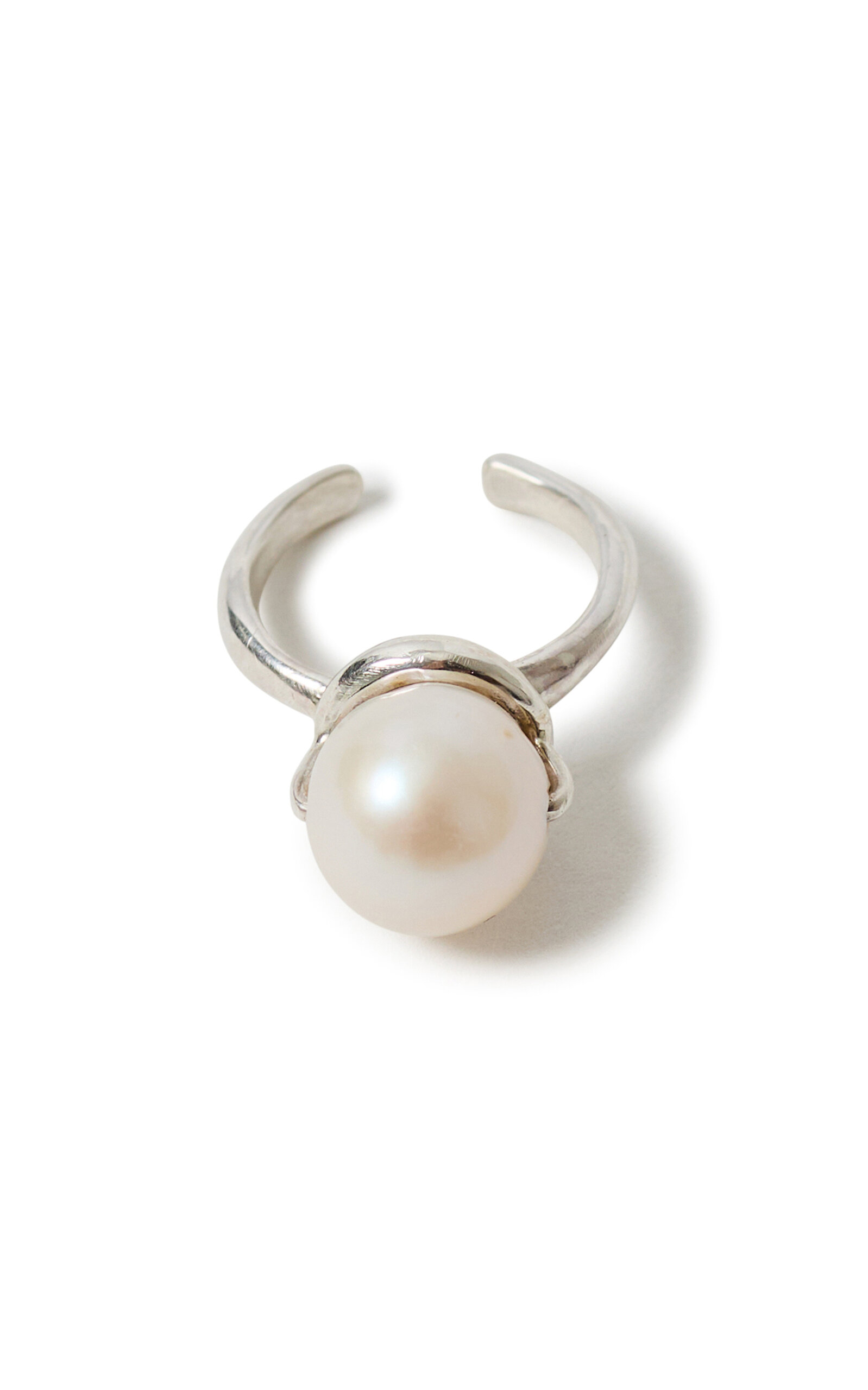 Chan Luu La Perla Sterling Silver Toe Ring In White