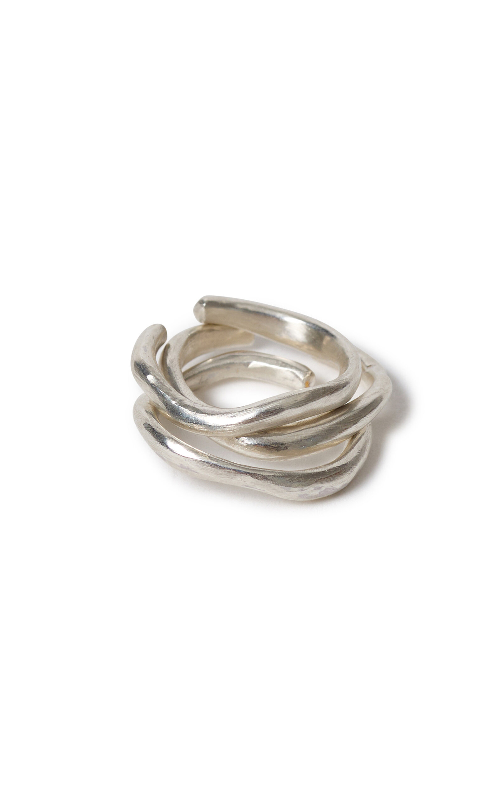 Chan Luu Ripple Sterling Silver Toe Ring Set - Silver - OS - Moda Operandi