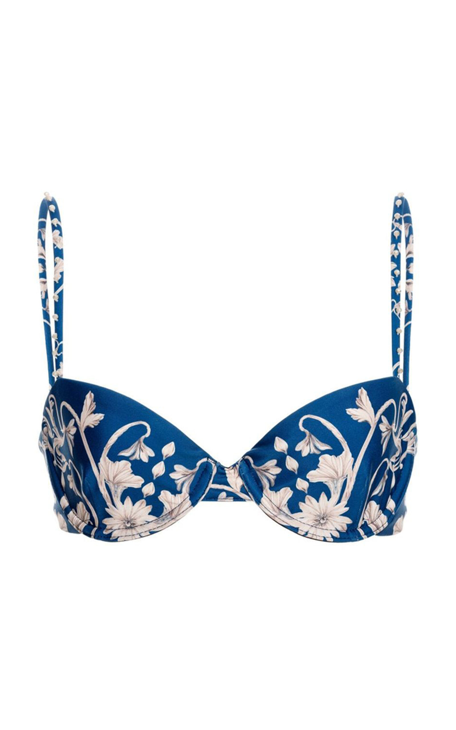 Agua by Agua Bendita Magdalena Ribbons Bikini Top