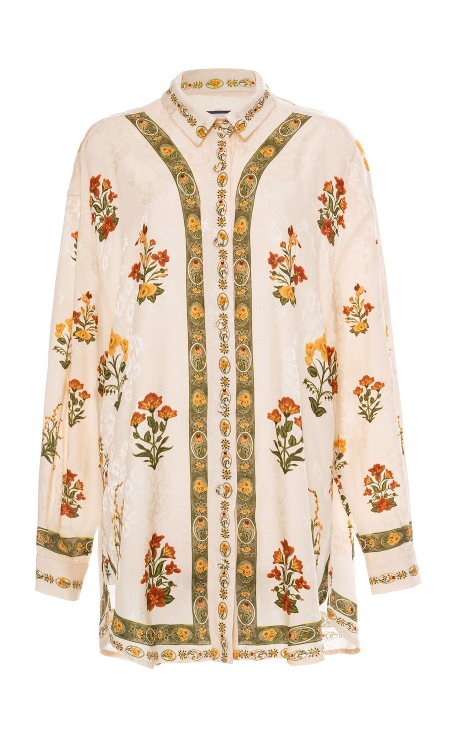 Agua By Agua Bendita Cecilia Canna Shirt In Multi