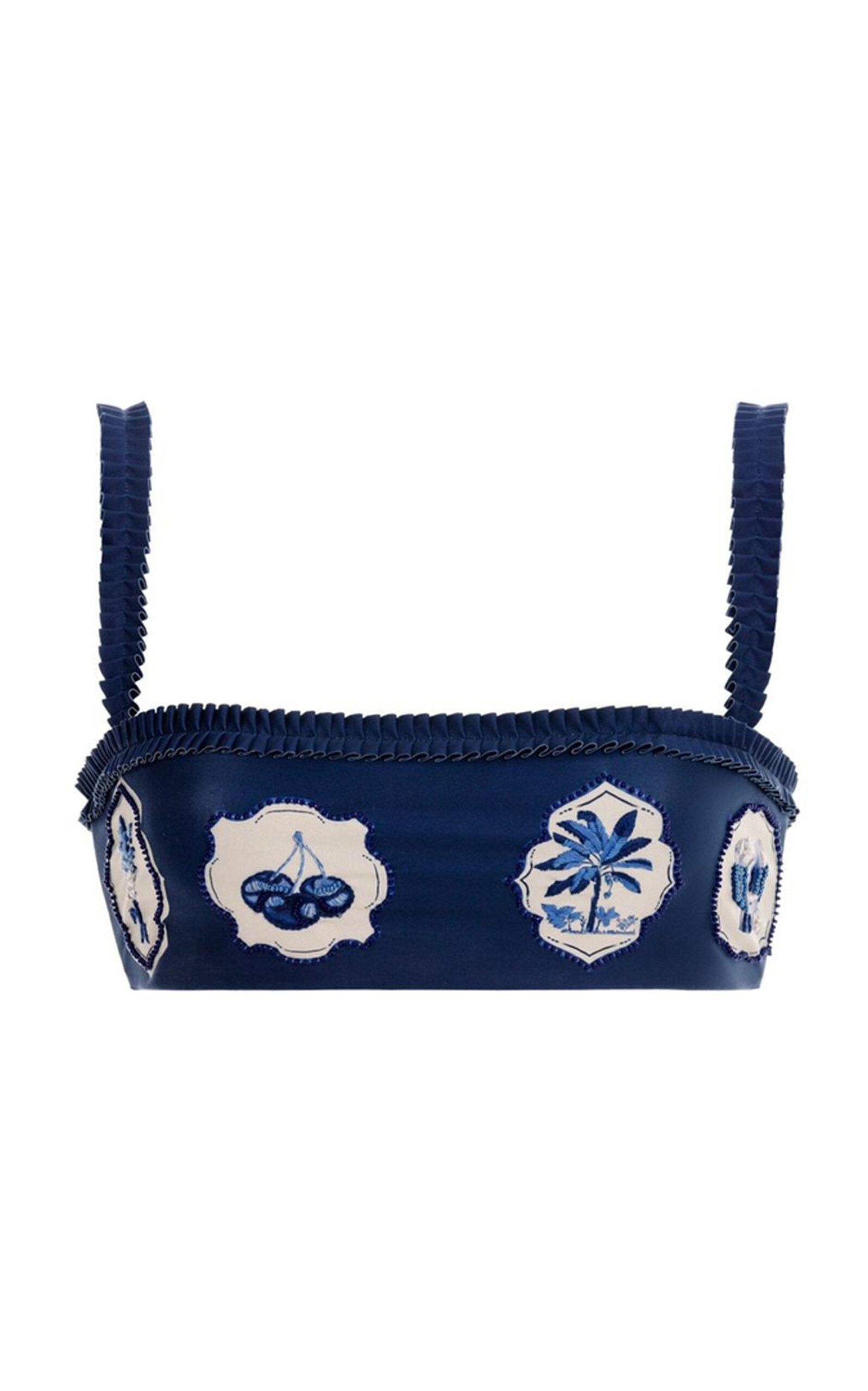 Agua By Agua Bendita Olmo Wild Bikini Top In Multi