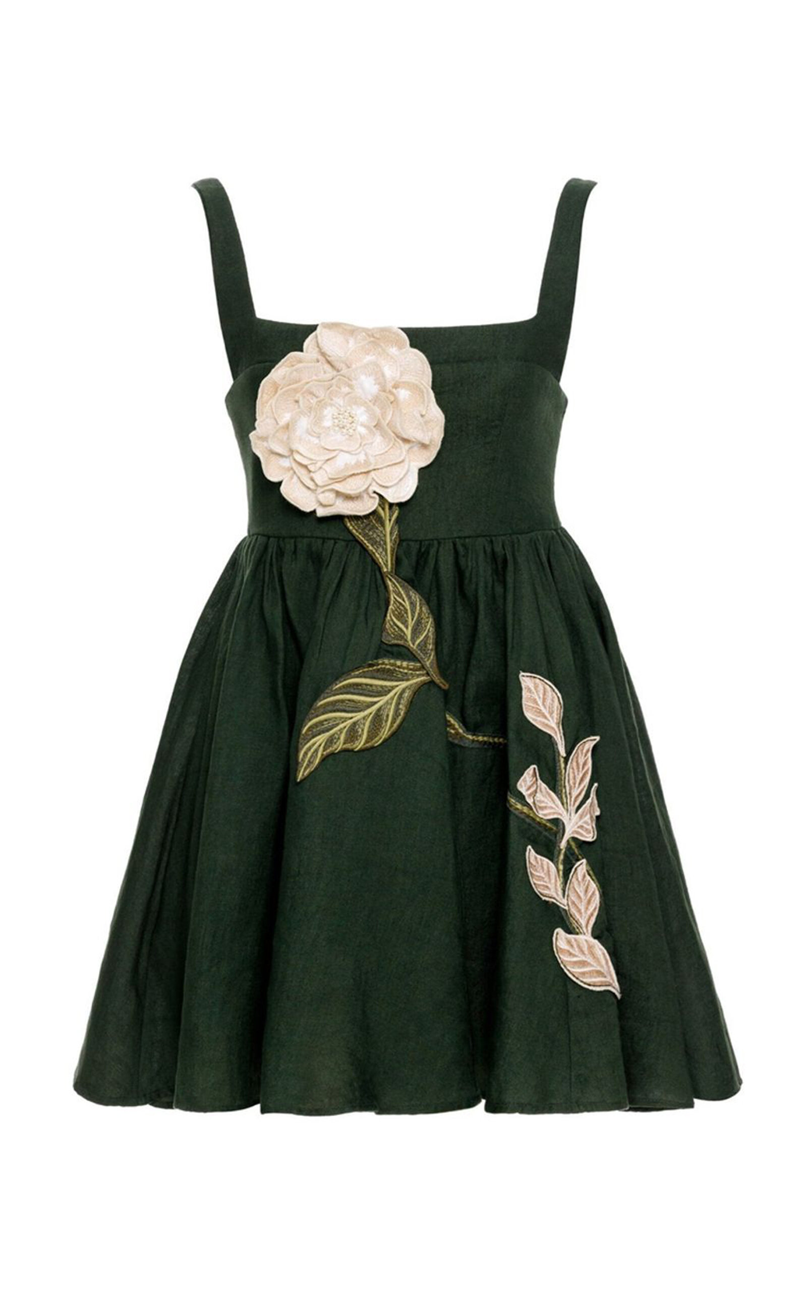 Agua by Agua Bendita Hierbabuena Gardenia Linen Dress - Multi