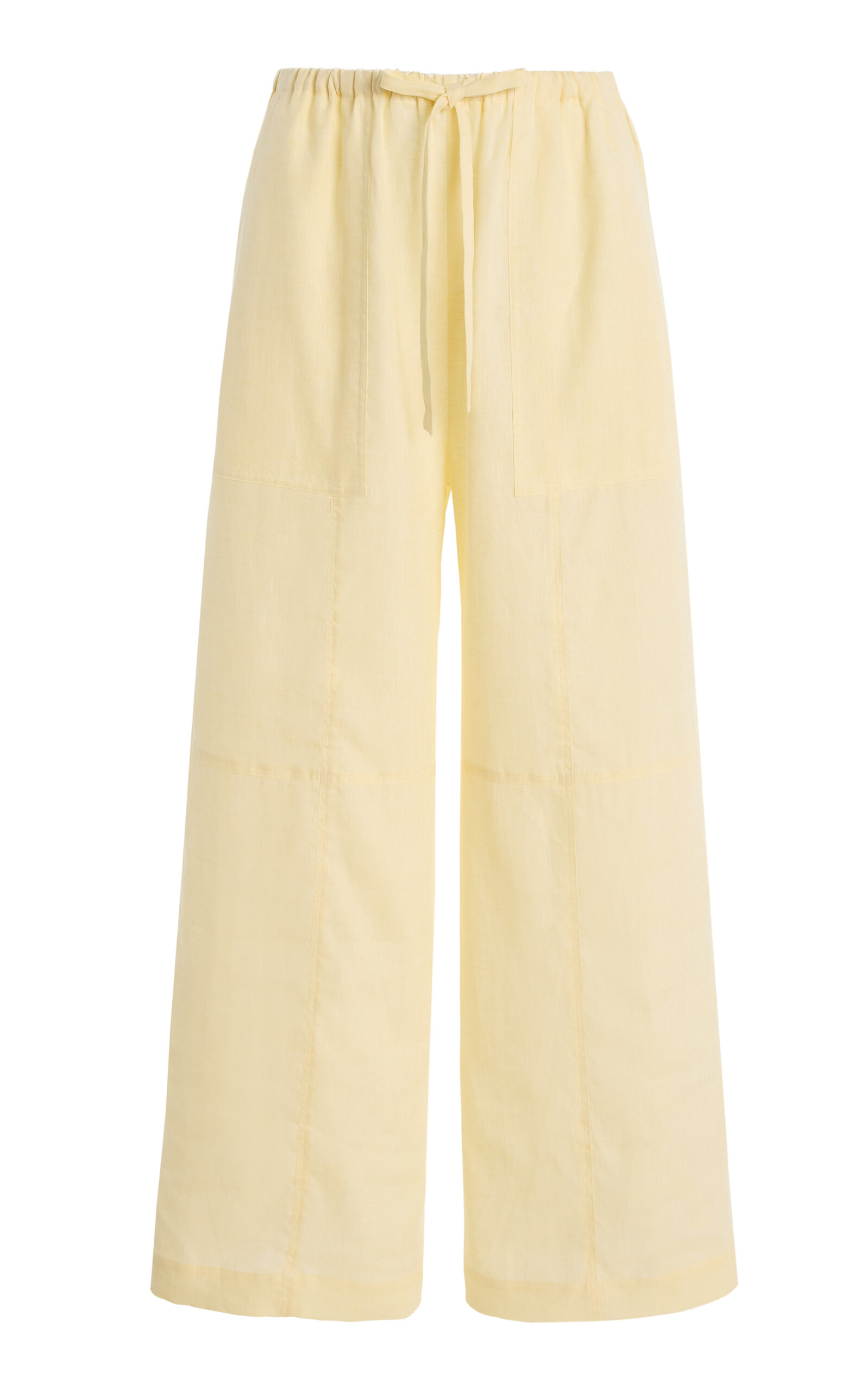 BONDI BORN Leiden Linen Wide-Leg Pants
