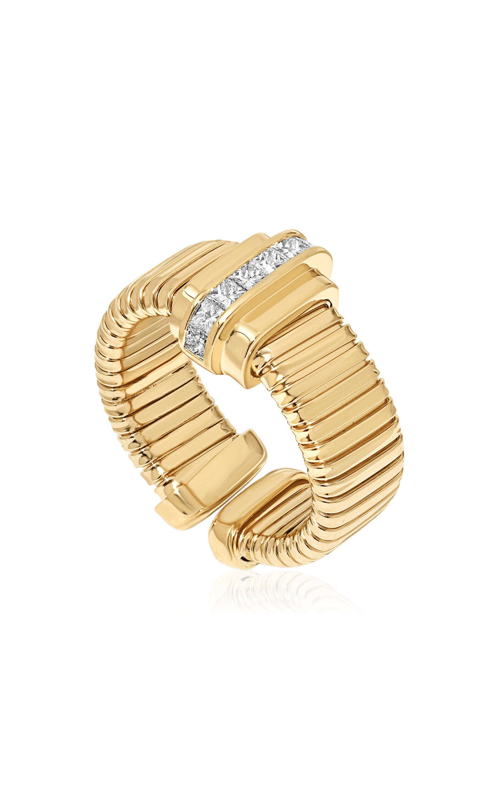 State Property Raisina 18k Yellow Gold Diamond Ring In Gold