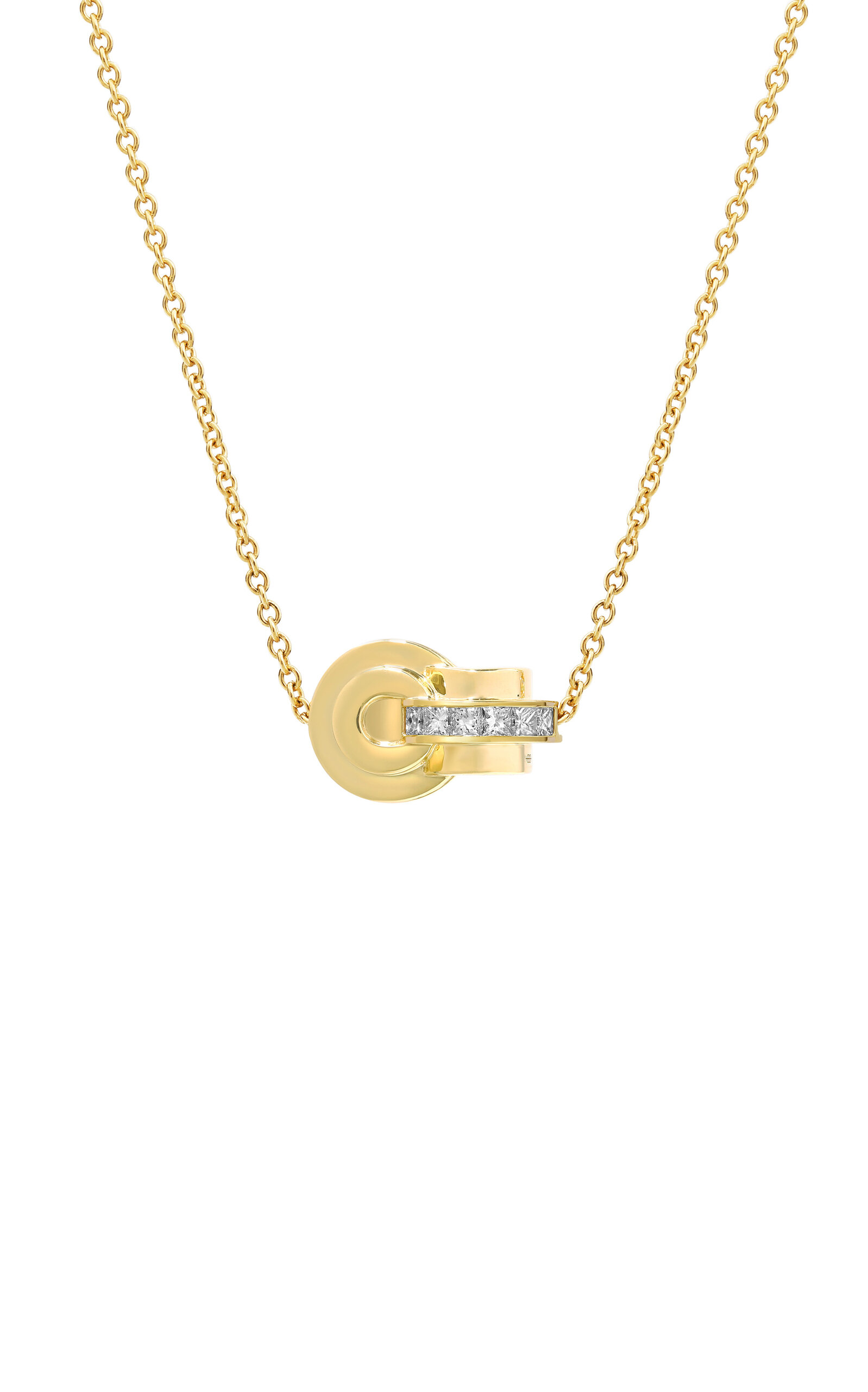 State Property Raisina 18k Yellow Gold Diamond Necklace In Gold