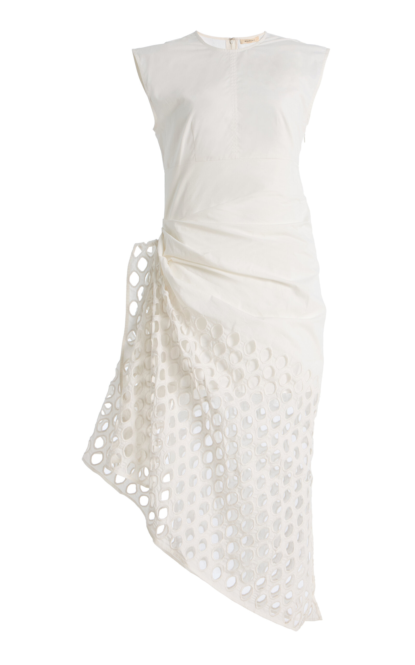 Diotima Notting Broderie Anglaise Cotton Midi Dress