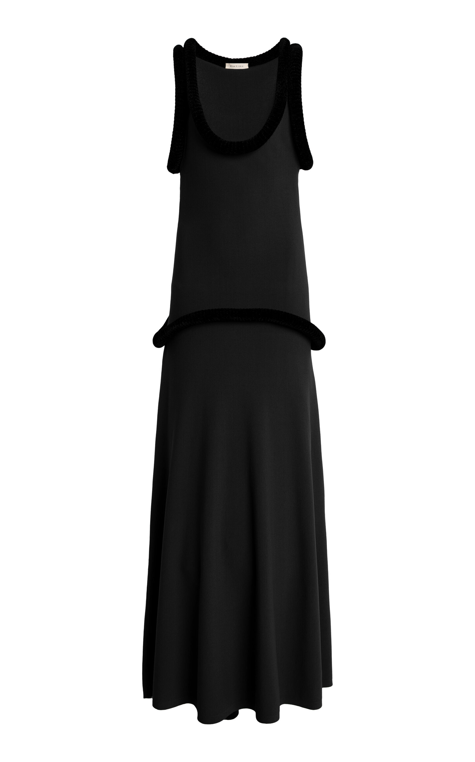 Diotima Basseterre Sculpted Jersey Maxi Dress