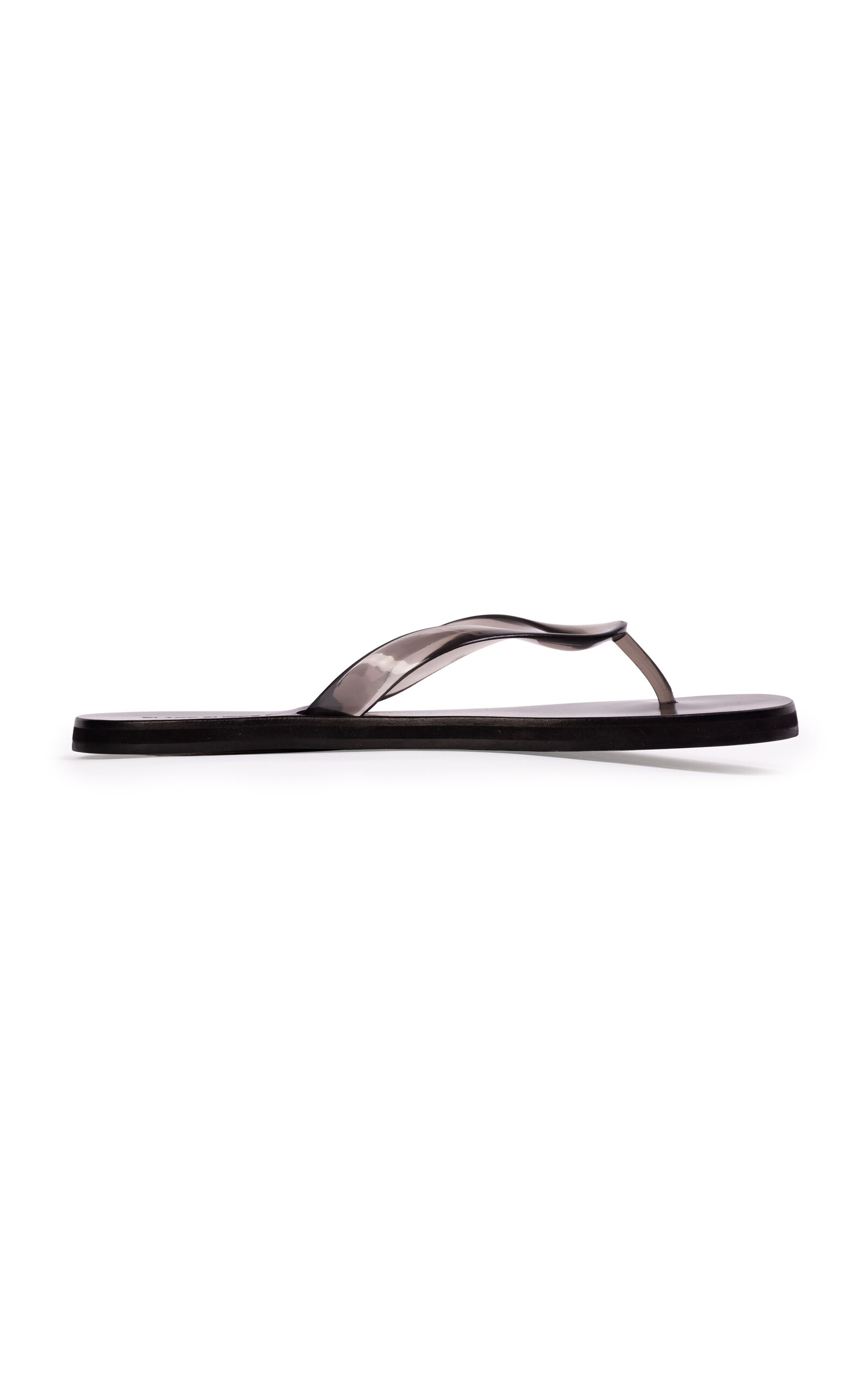 Black Suede Studio Jeli PVC Sandals