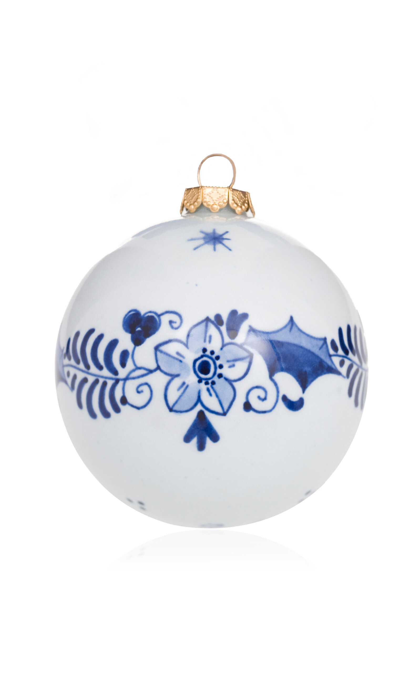 Royal Delft Porcelain Christmas Ornament - Blue