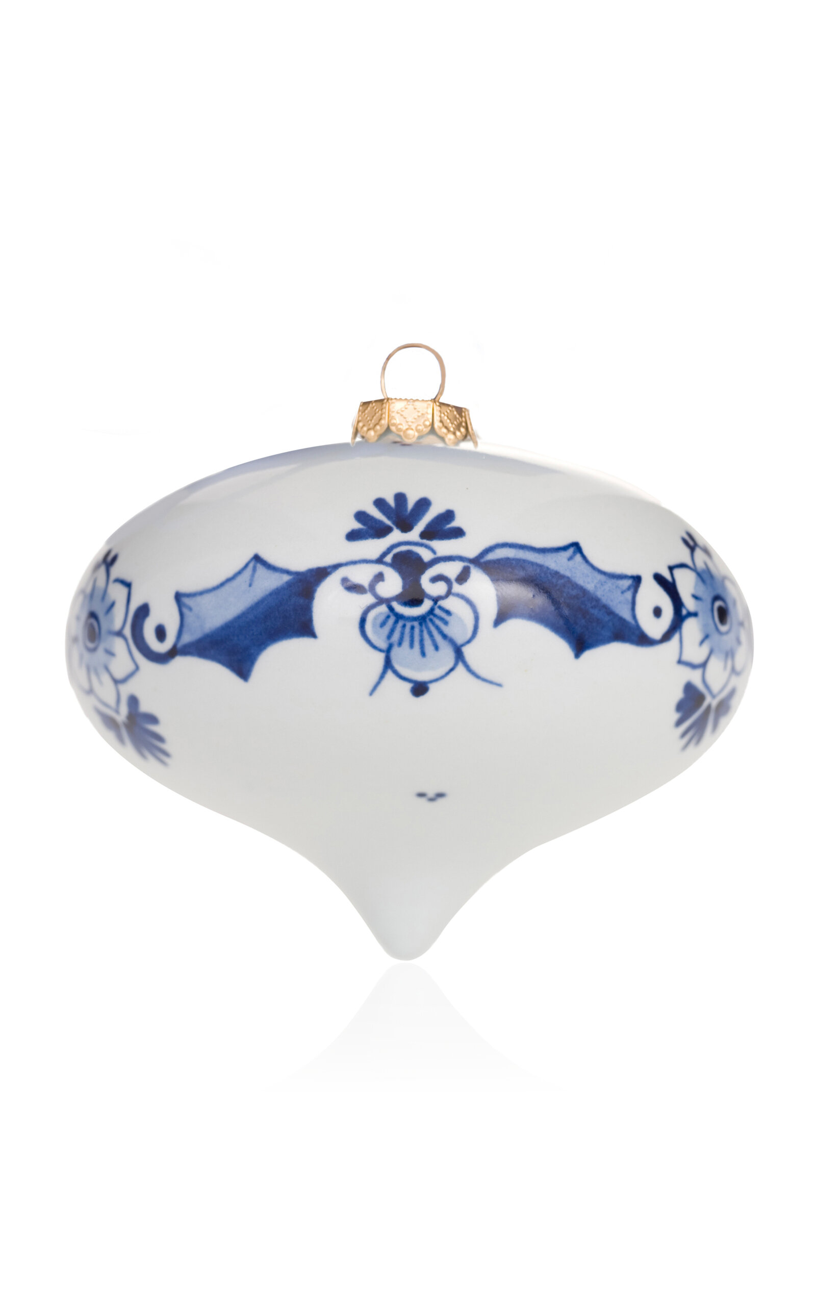 Royal Delft Porcelain Christmas Ornament - Blue