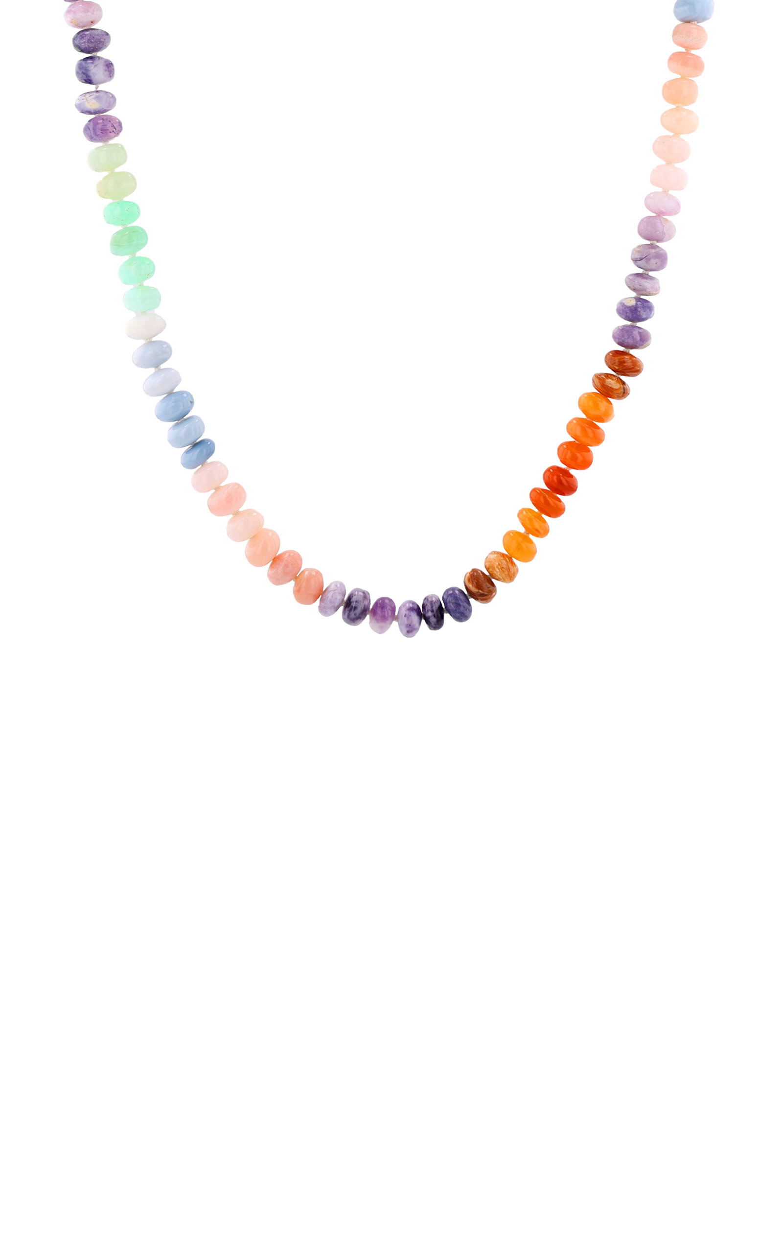 Sheryl Lowe Rainbow Opal Candy Necklace In Multi