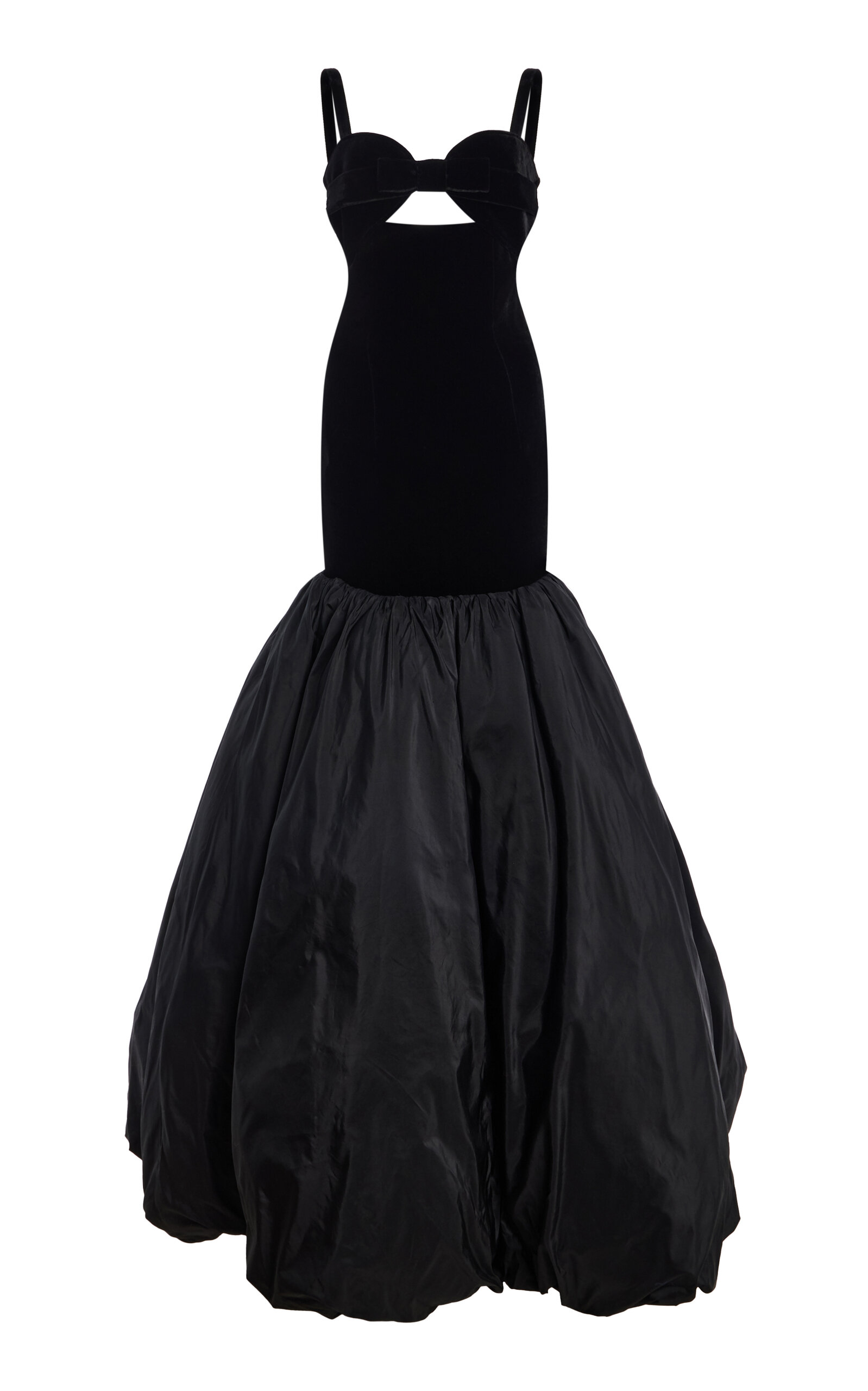 The New Arrivals Ilkyaz Ozel Exclusive Stellise Velvet Maxi Dress