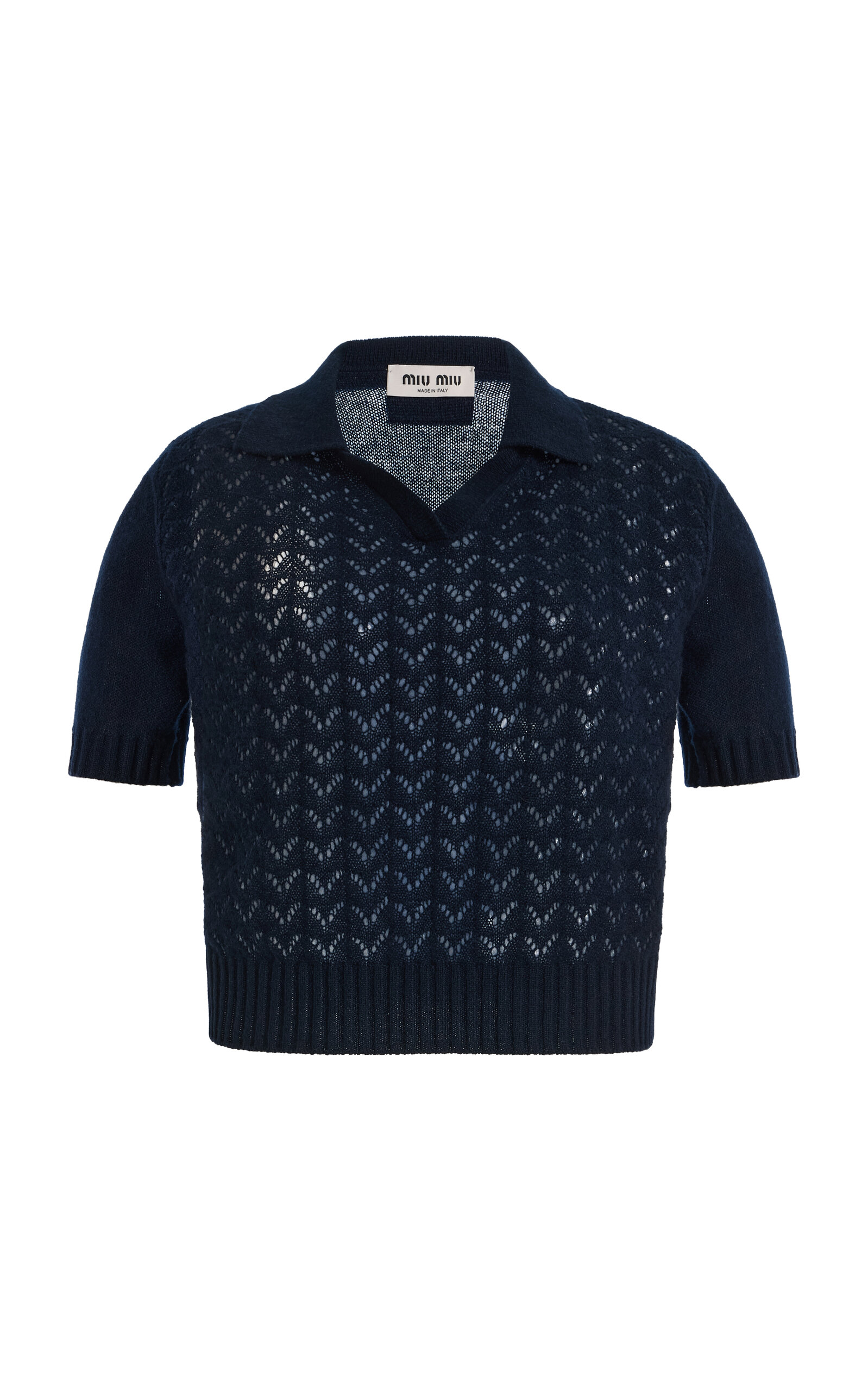 Miu Miu Cashmere Polo Shirt