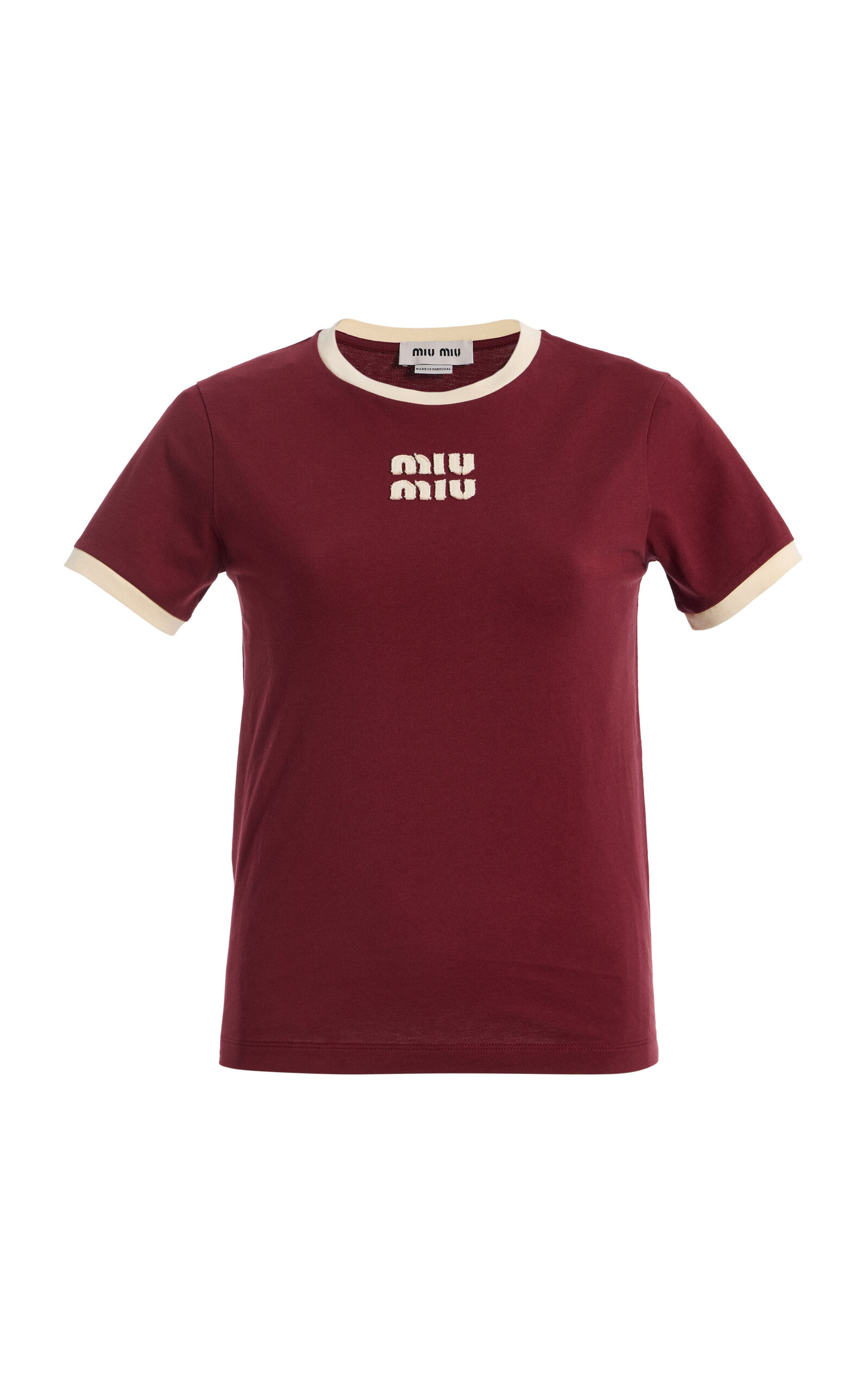 Miu Miu Cotton Jersey T-Shirt