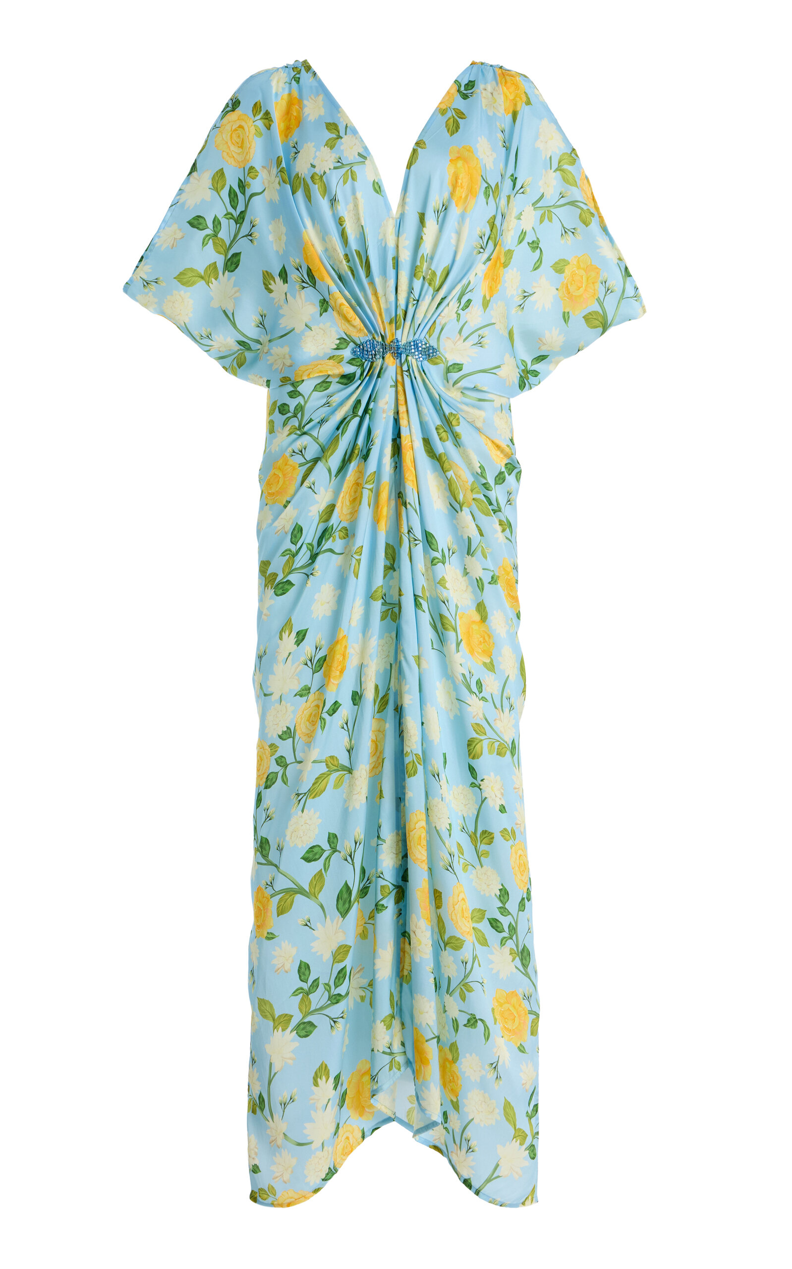 VERANDAH Hand-Draped Viscose-Cupro Gown - Men's Clothing